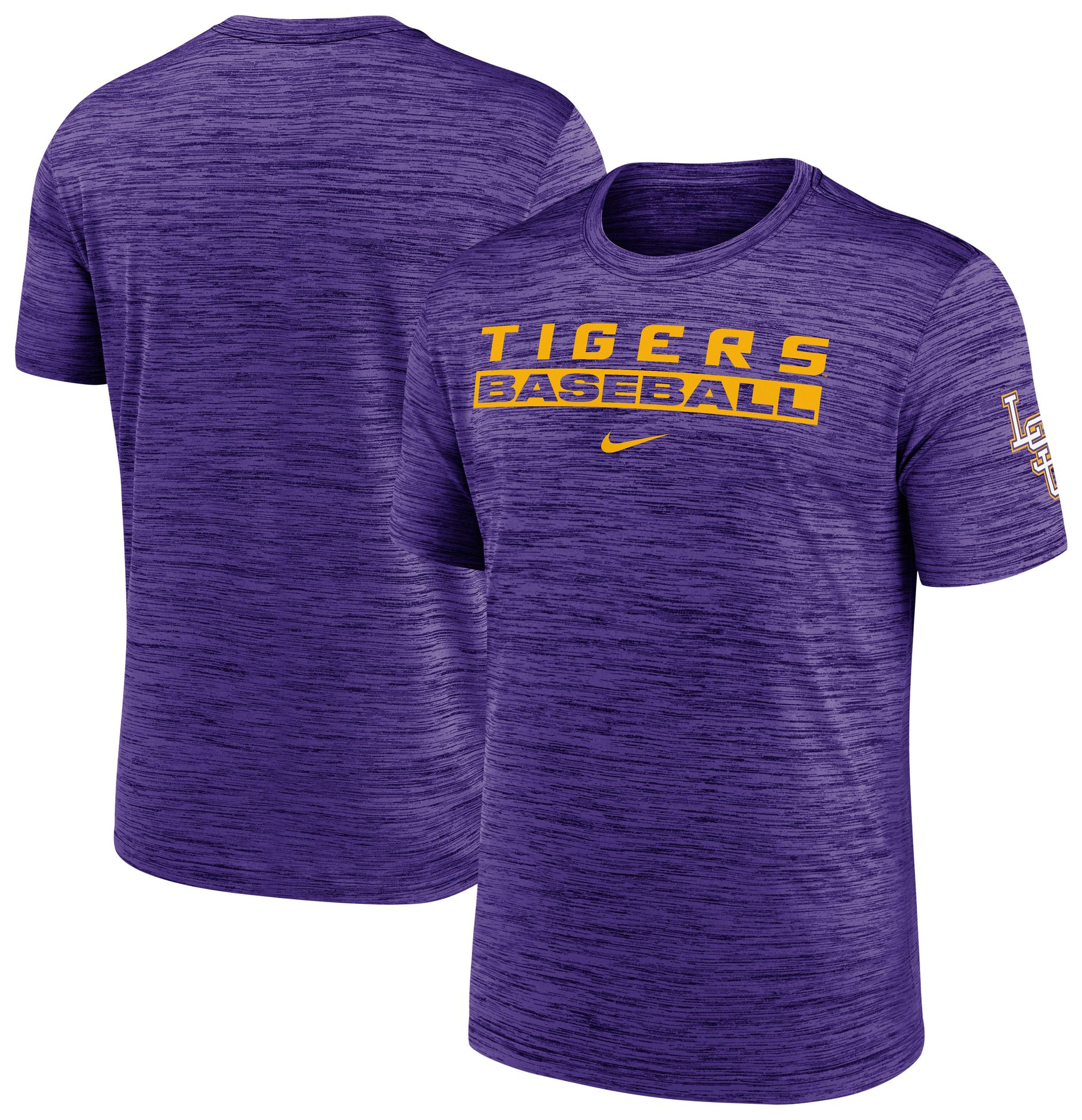 Nike Adult LSU Tigers Baseball Court Purple T-Shirt product image
