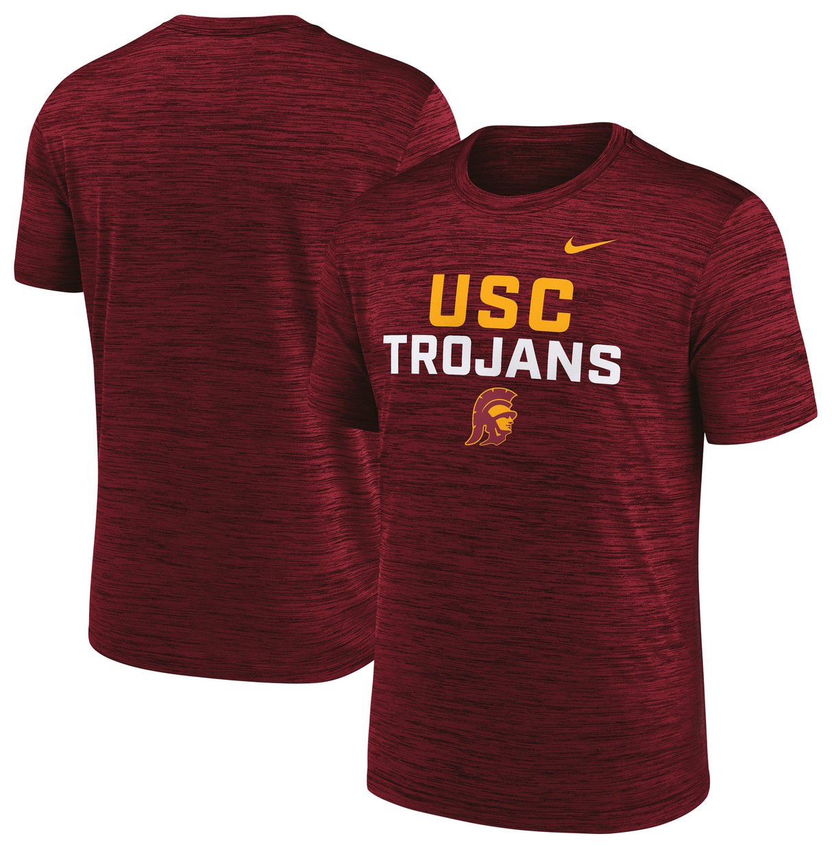 Nike Men's USC Trojans Team Crimson Velocity Stack T-Shirt product image