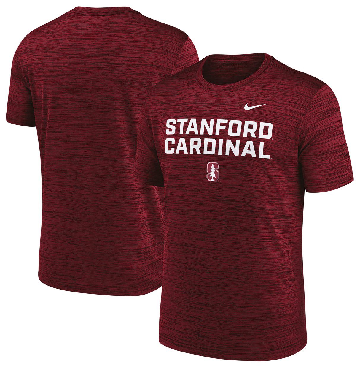 Nike Men's Stanford Cardinal Team Crimson Velocity Stack T-Shirt product image