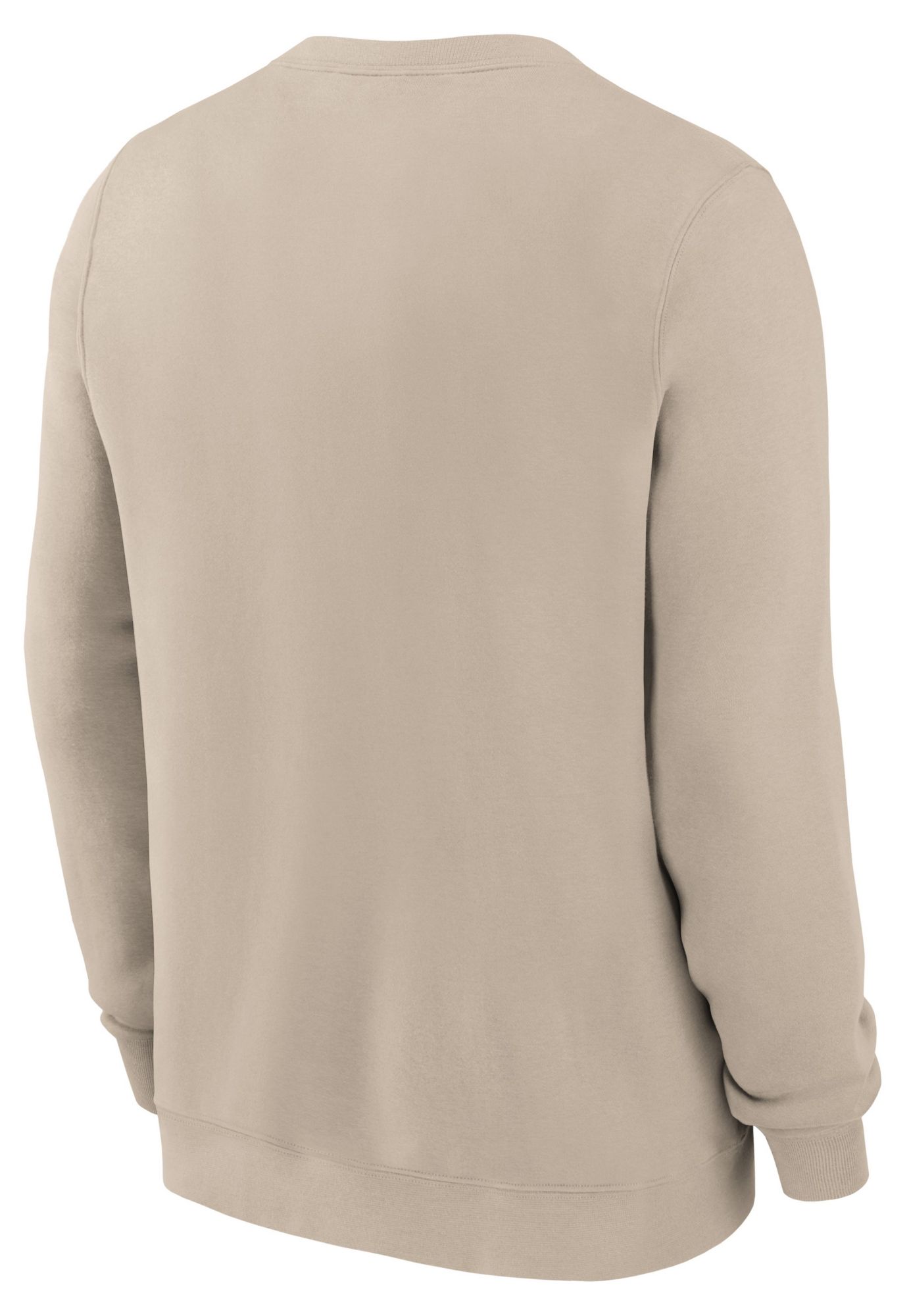 Nike Men's Chicago Bears Desert Sand Club Fleece Rewind Crewneck Sweatshirt product image
