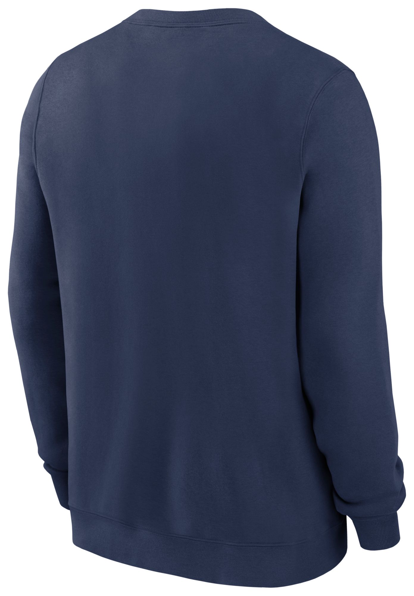 Nike Men's Cleveland Guardians Navy Twill Club Crewneck Sweatshirt product image