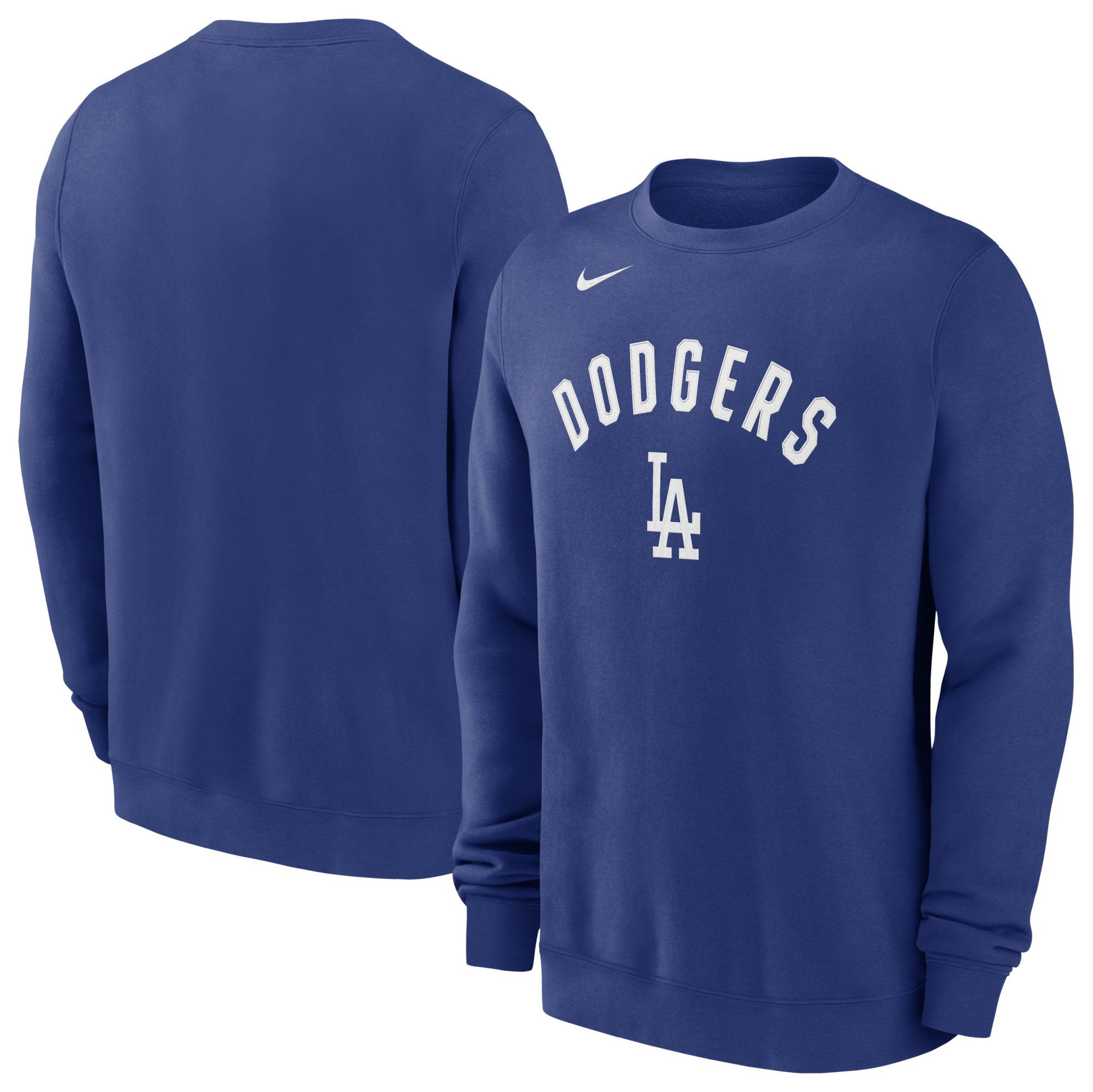 Nike Men's Los Angeles Dodgers Blue Twill Club Hoodie product image