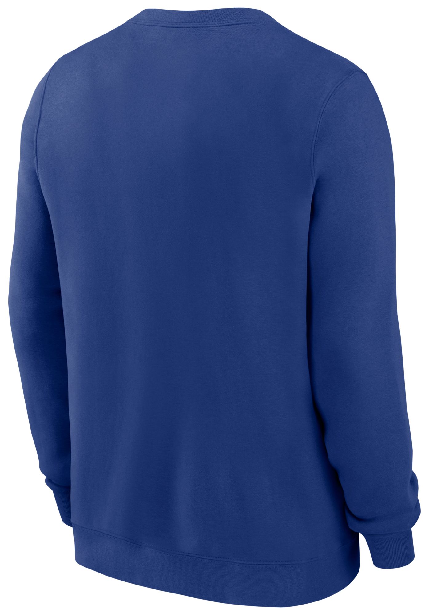 Nike Men's New York Mets Blue Twill Club Crewneck Sweatshirt product image