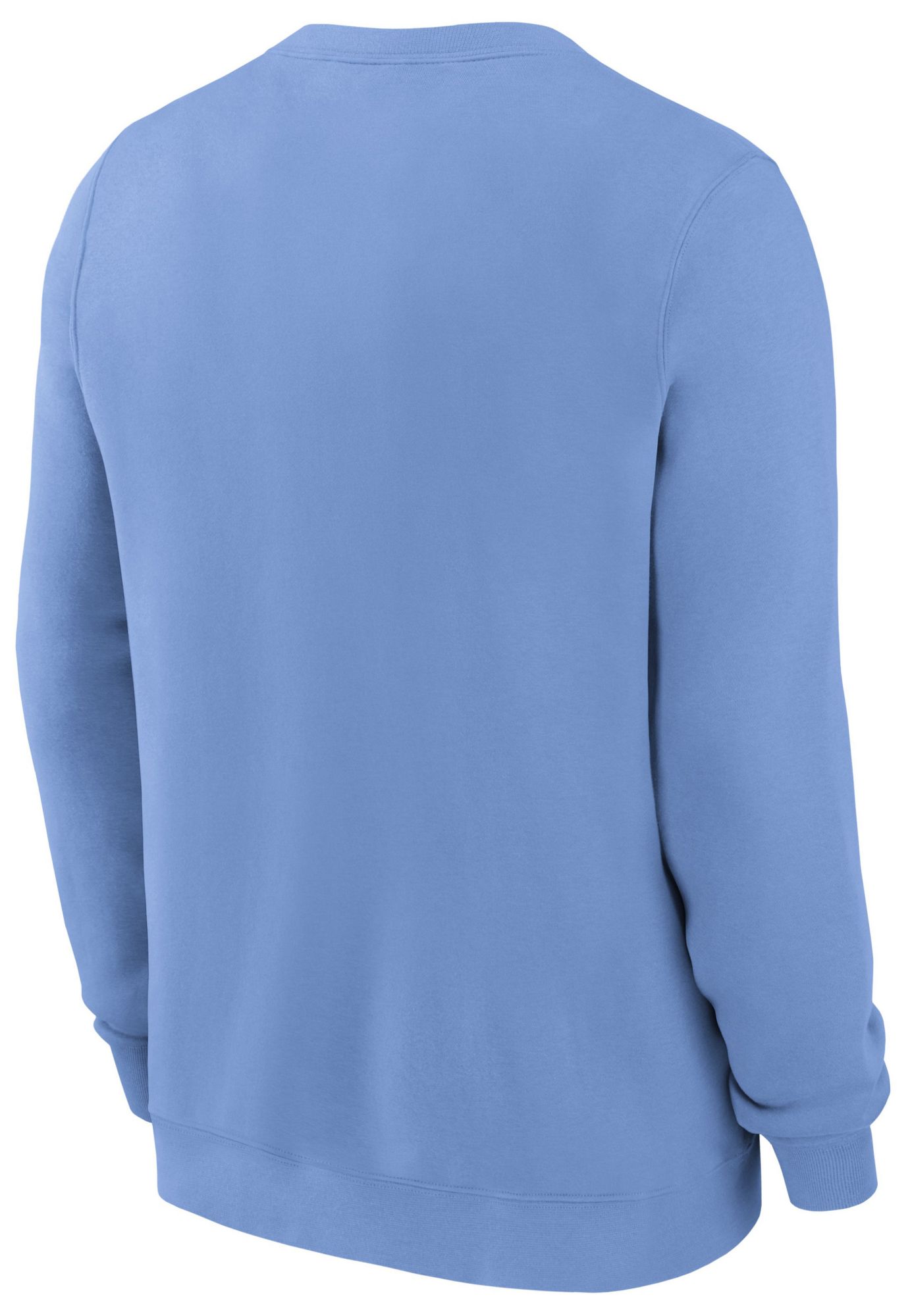 Nike Men's Chicago Cubs Blue Twill Club Crewneck Sweatshirt product image