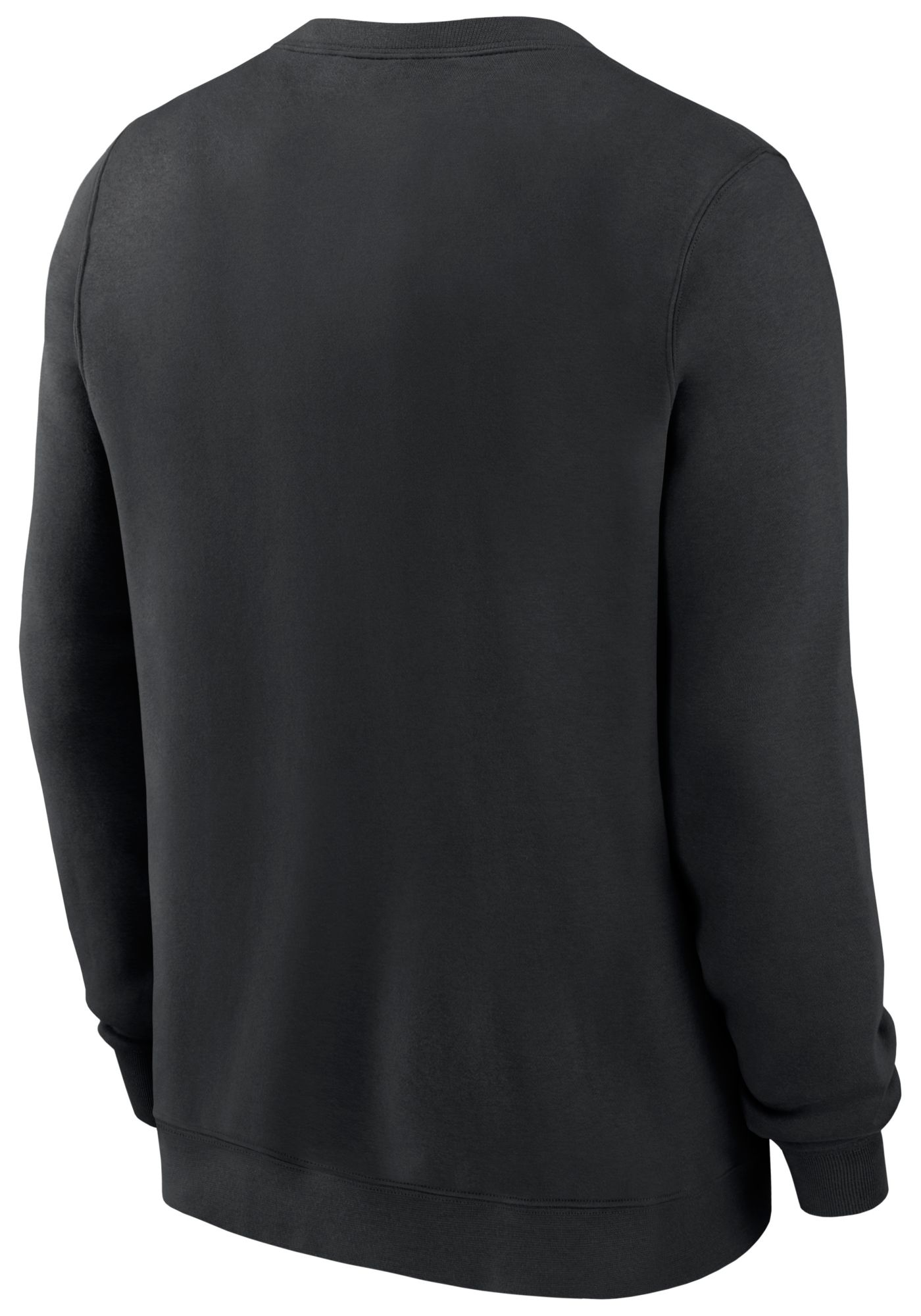 Nike Men's Pittsburgh Steelers Sideline Club Black Long Sleeve Crew Sweatshirt product image