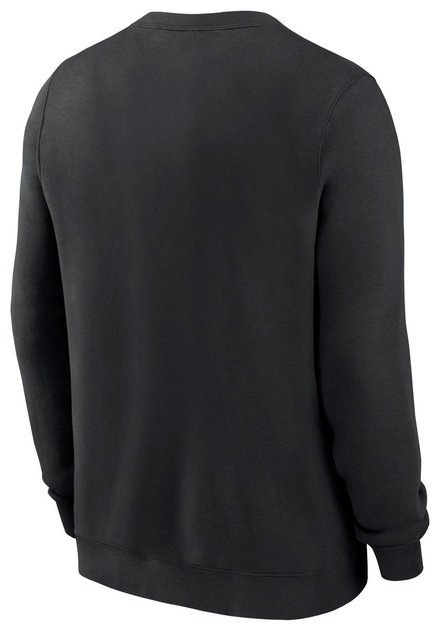 Nike Men's Carolina Panthers Black Club Fleece Crew Pullover Sweatshirt product image