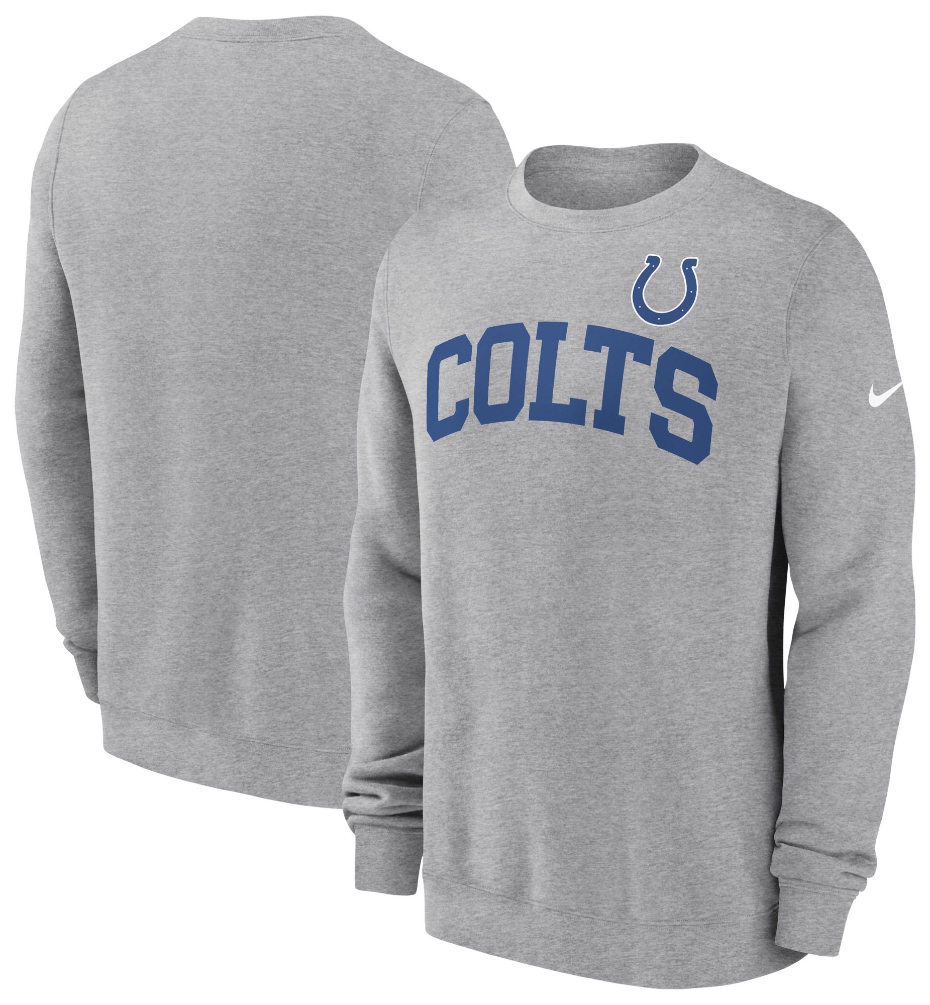 Nike Men's Indianapolis Colts Club Dark Grey Heather Crew product image