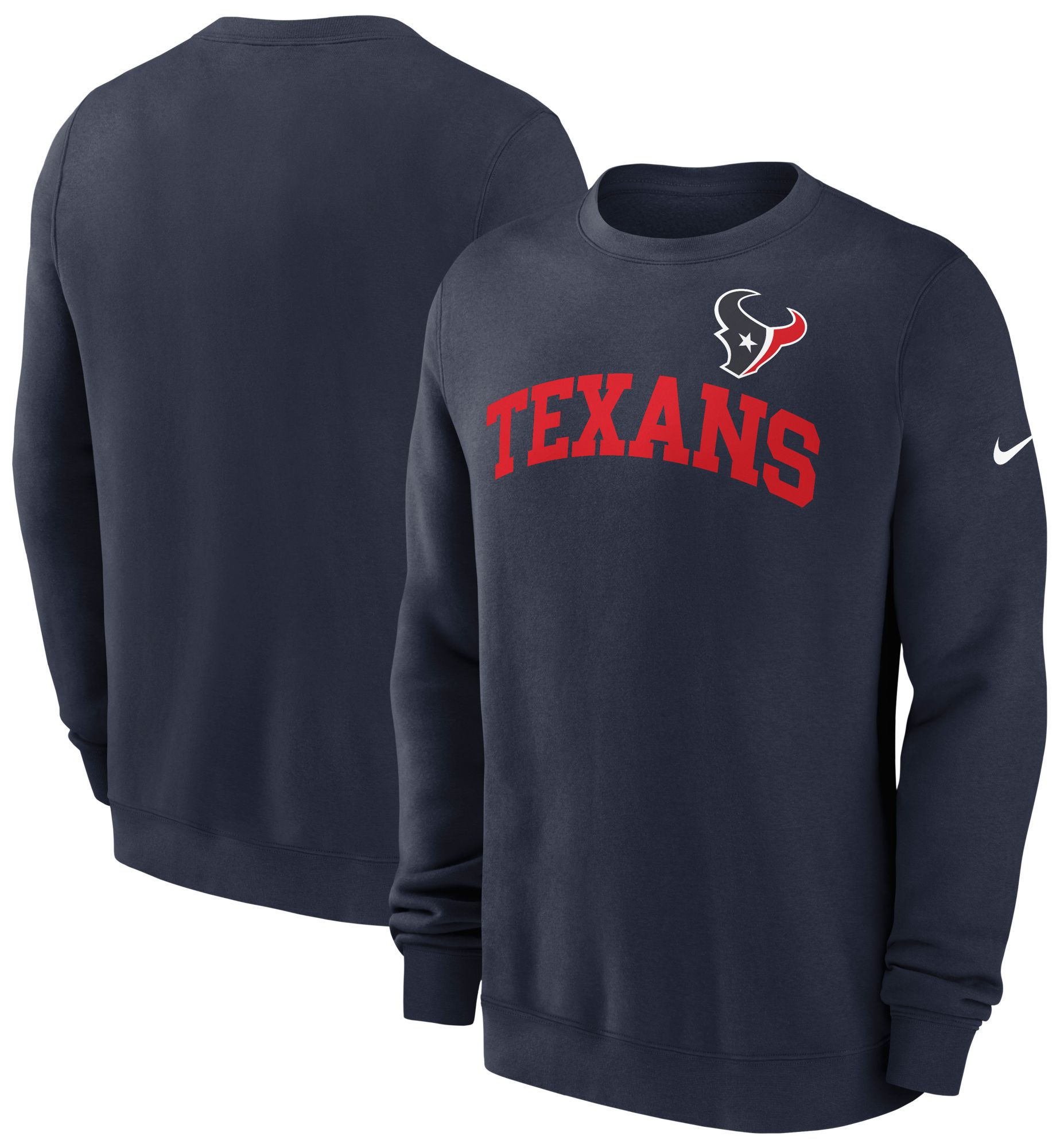 Nike Men's Houston Texans Club Navy Crew product image