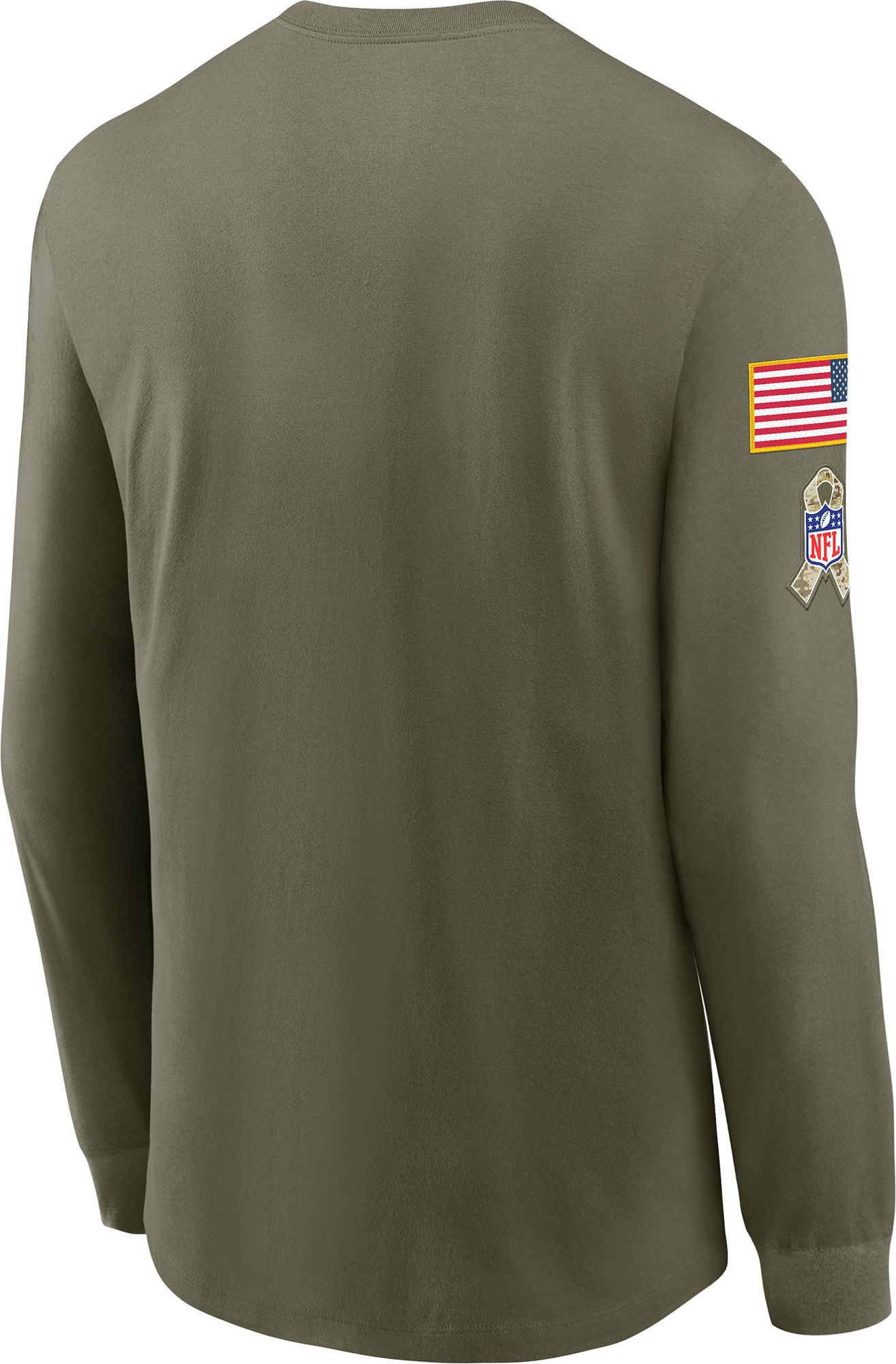 Nike Men's Houston Texans Salute to Service Olive Long Sleeve T-Shirt product image