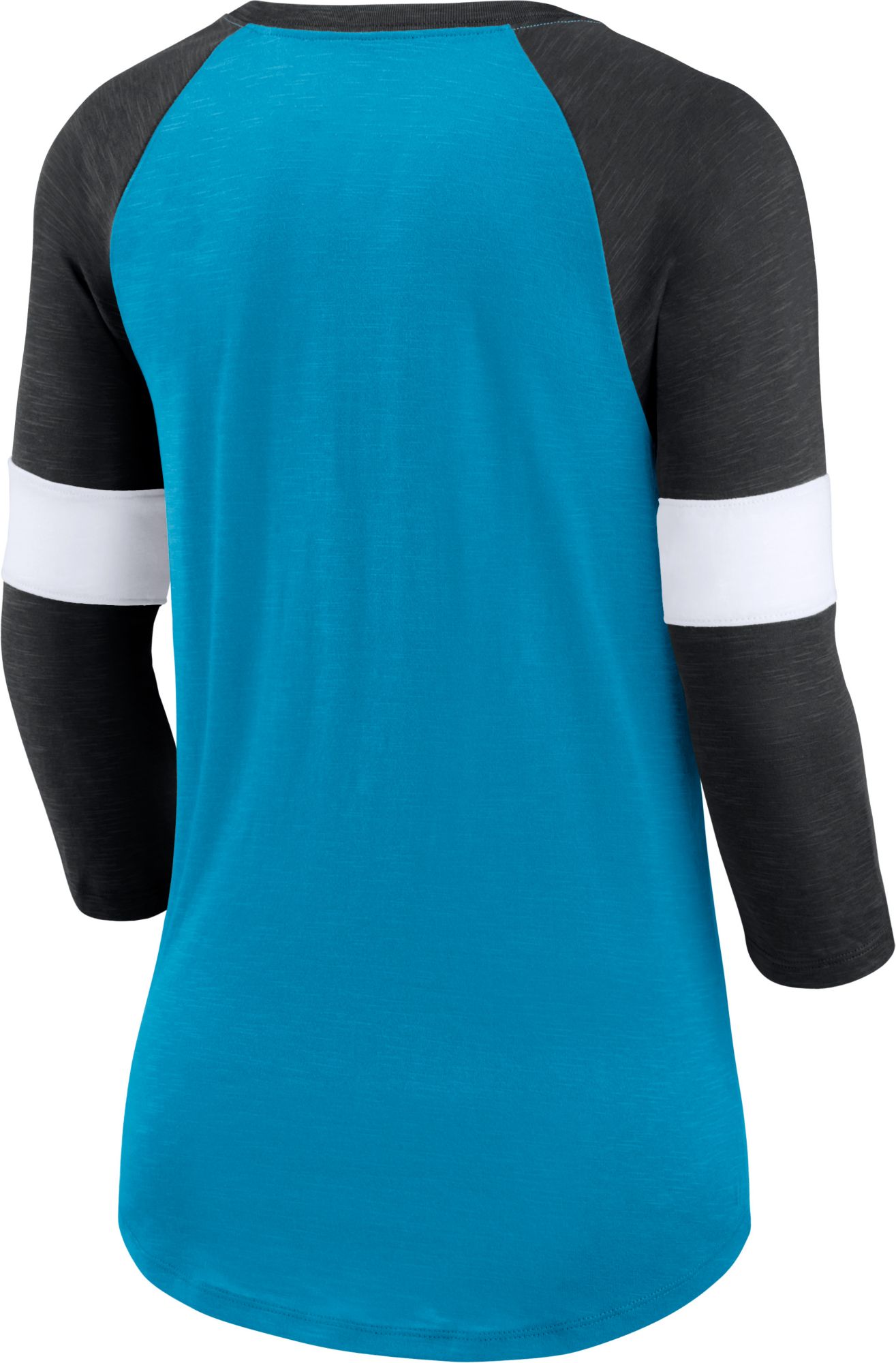 Nike Women's Carolina Panthers Football Pride Black Raglan T-Shirt product image