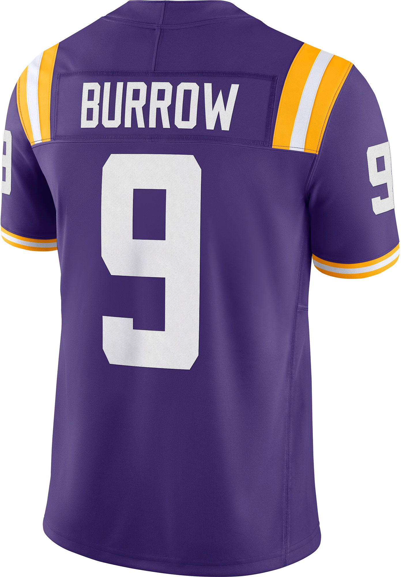 Nike Men's LSU Tigers Joe Burrow #9 Purple Limited Jersey product image