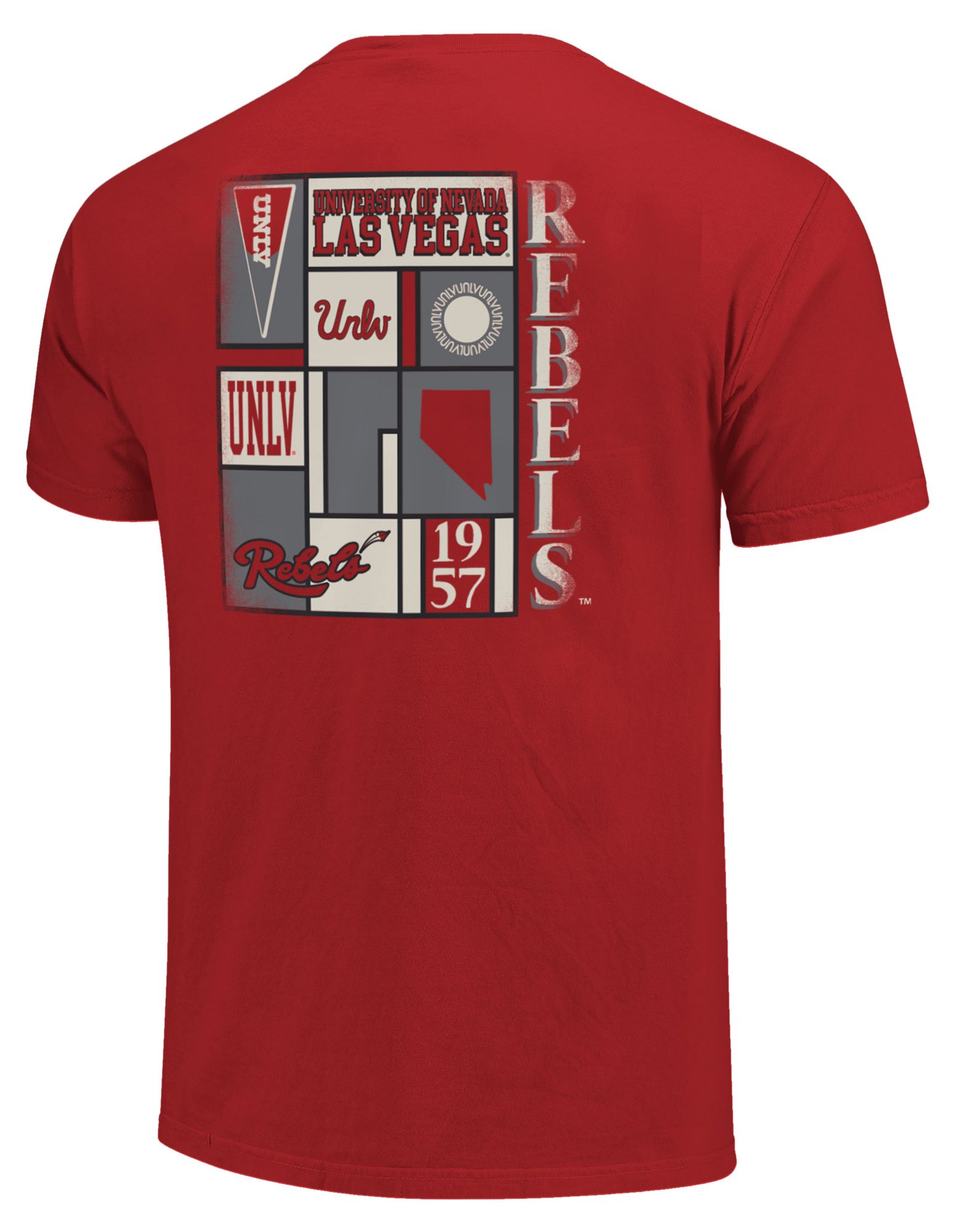 Image One Men's UNLV Rebels Red Yearbook T-Shirt product image