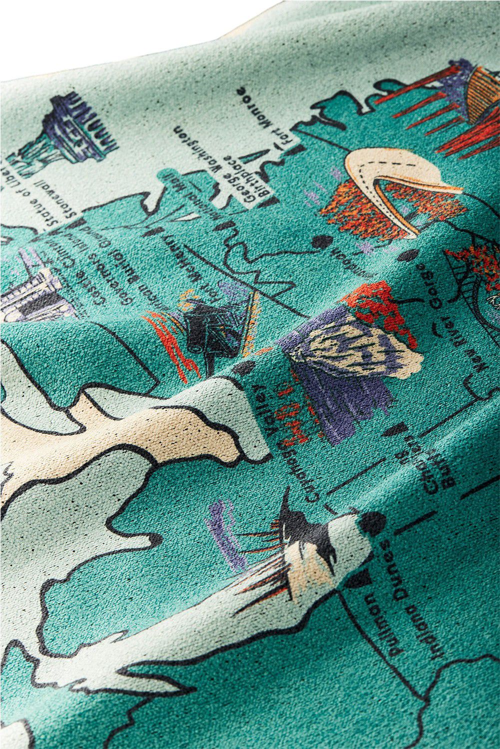 Nomadix Original National Parks and Monuments Map Towel product image