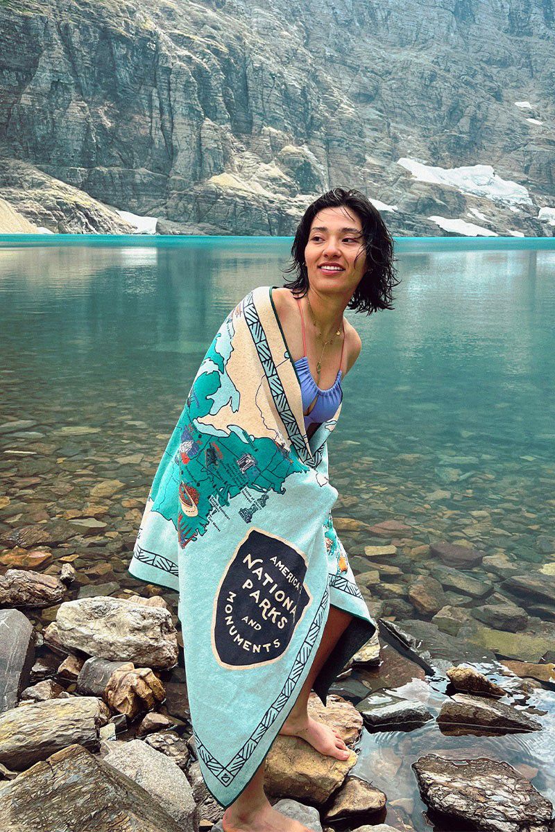 Nomadix Original National Parks and Monuments Map Towel product image