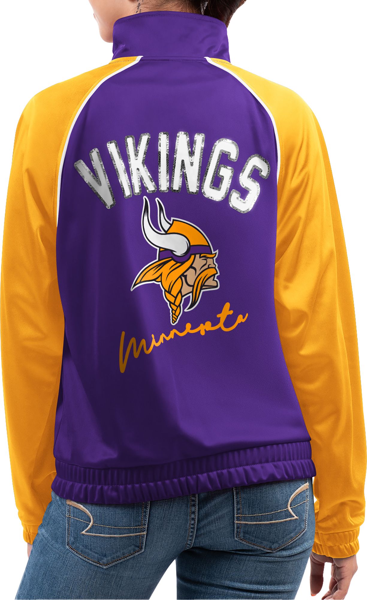 G-III for Her Women's Minnesota Vikings Purple Show Up Jacket