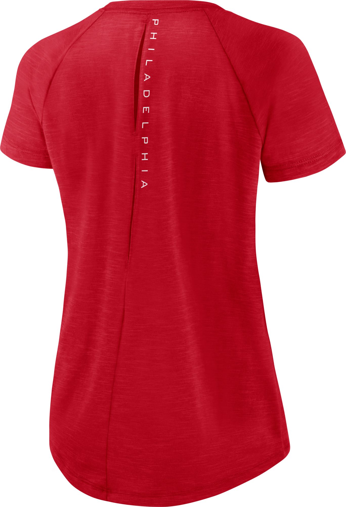 Nike Women's Philadelphia Phillies Red Summer Breeze T-Shirt product image