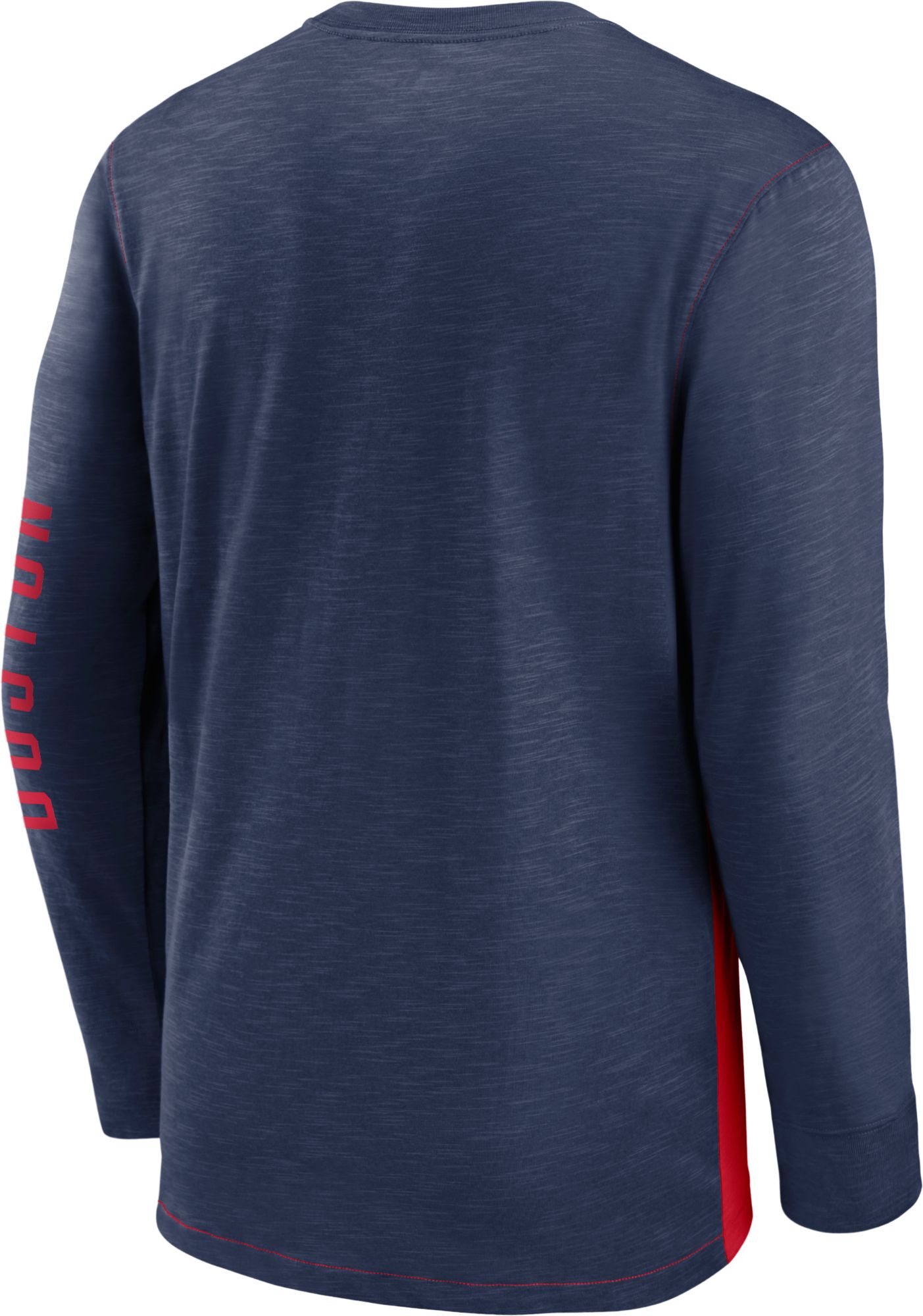 Nike Men's Boston Red Sox Navy Split Long Sleeve T-Shirt product image