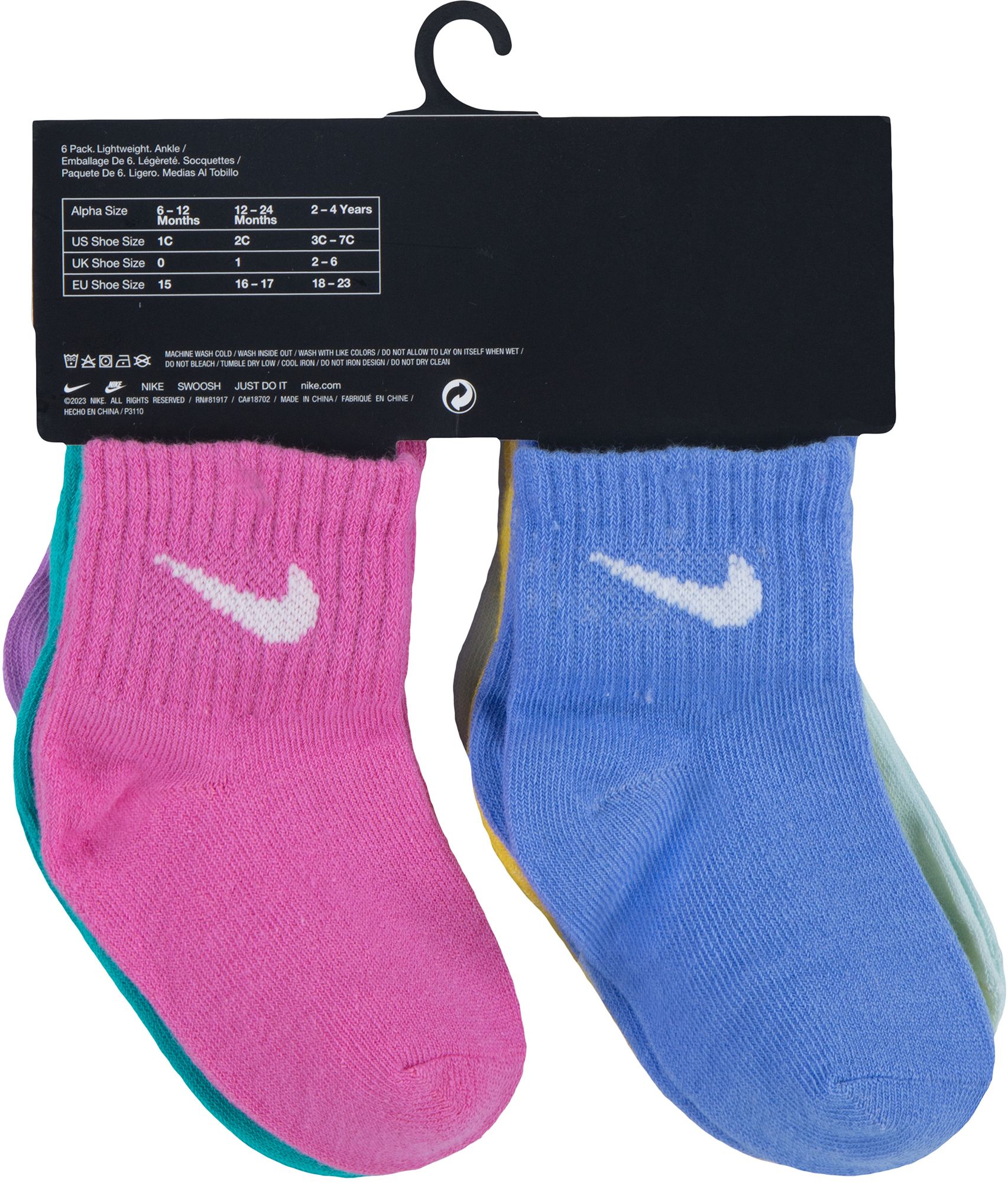 Nike Swoosh Infant Ankle Socks 6-Pack product image