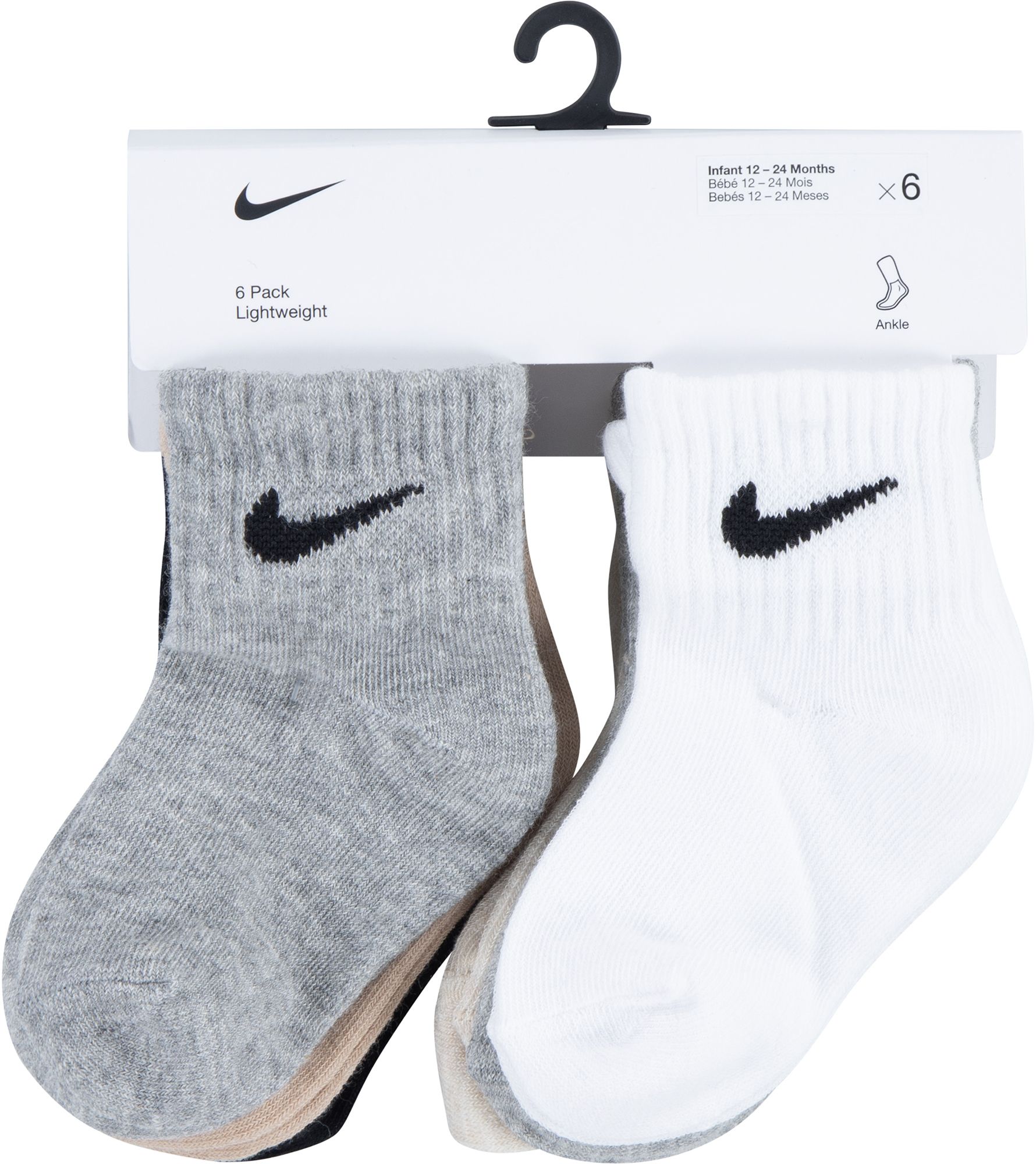 Nike Swoosh Infant Ankle Socks 6-Pack product image