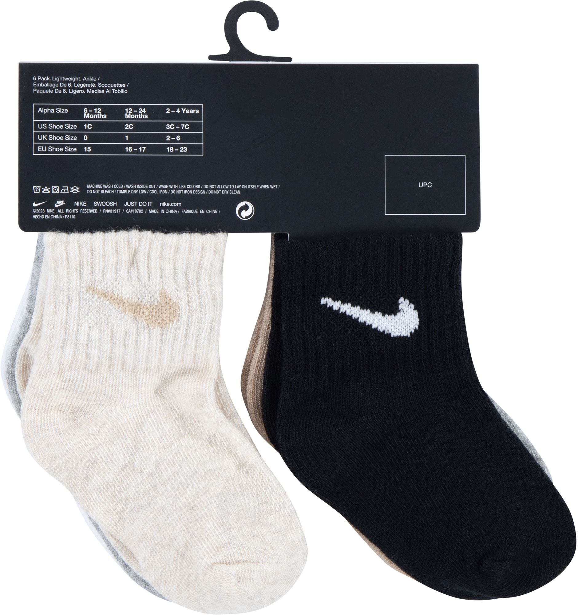 Nike Swoosh Infant Ankle Socks 6-Pack product image