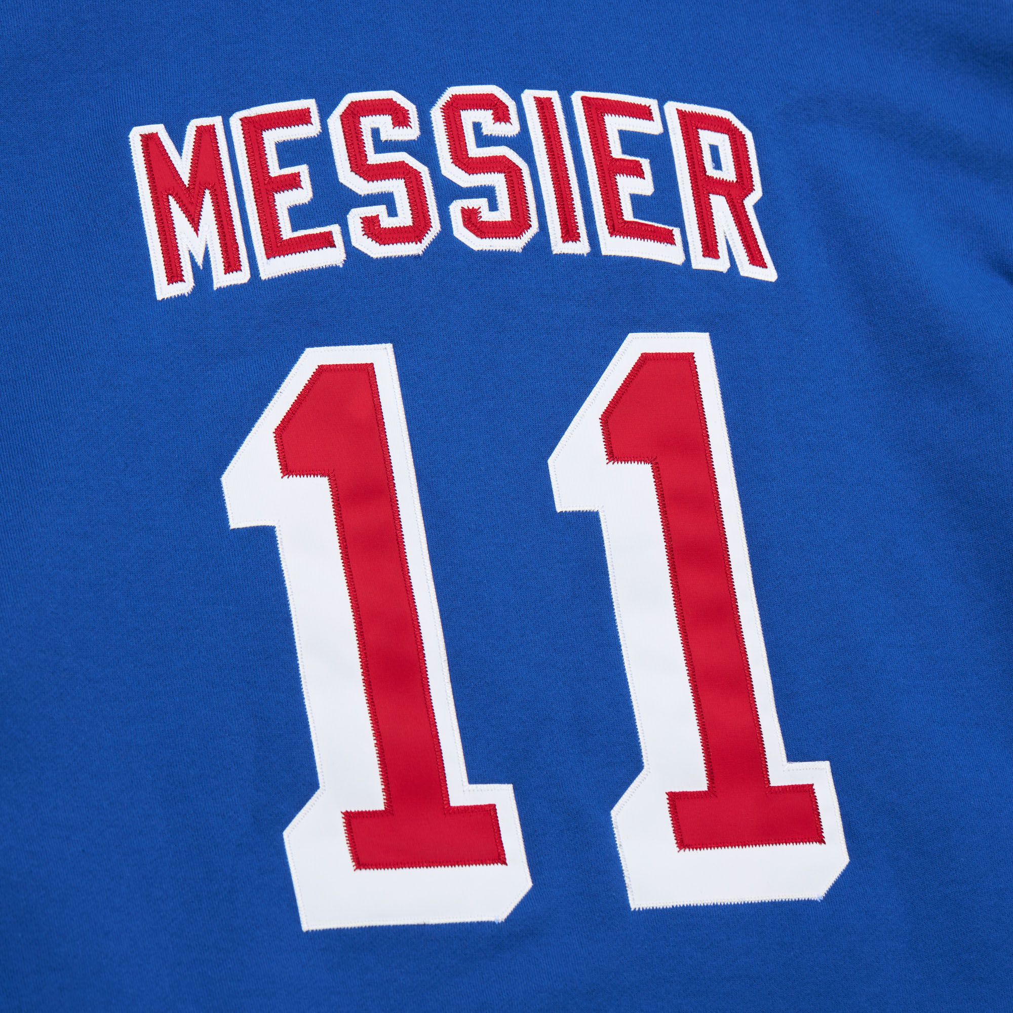 Mitchell & Ness Adult New York Rangers Mark Messier #11 Blue Pullover Hoodie product image