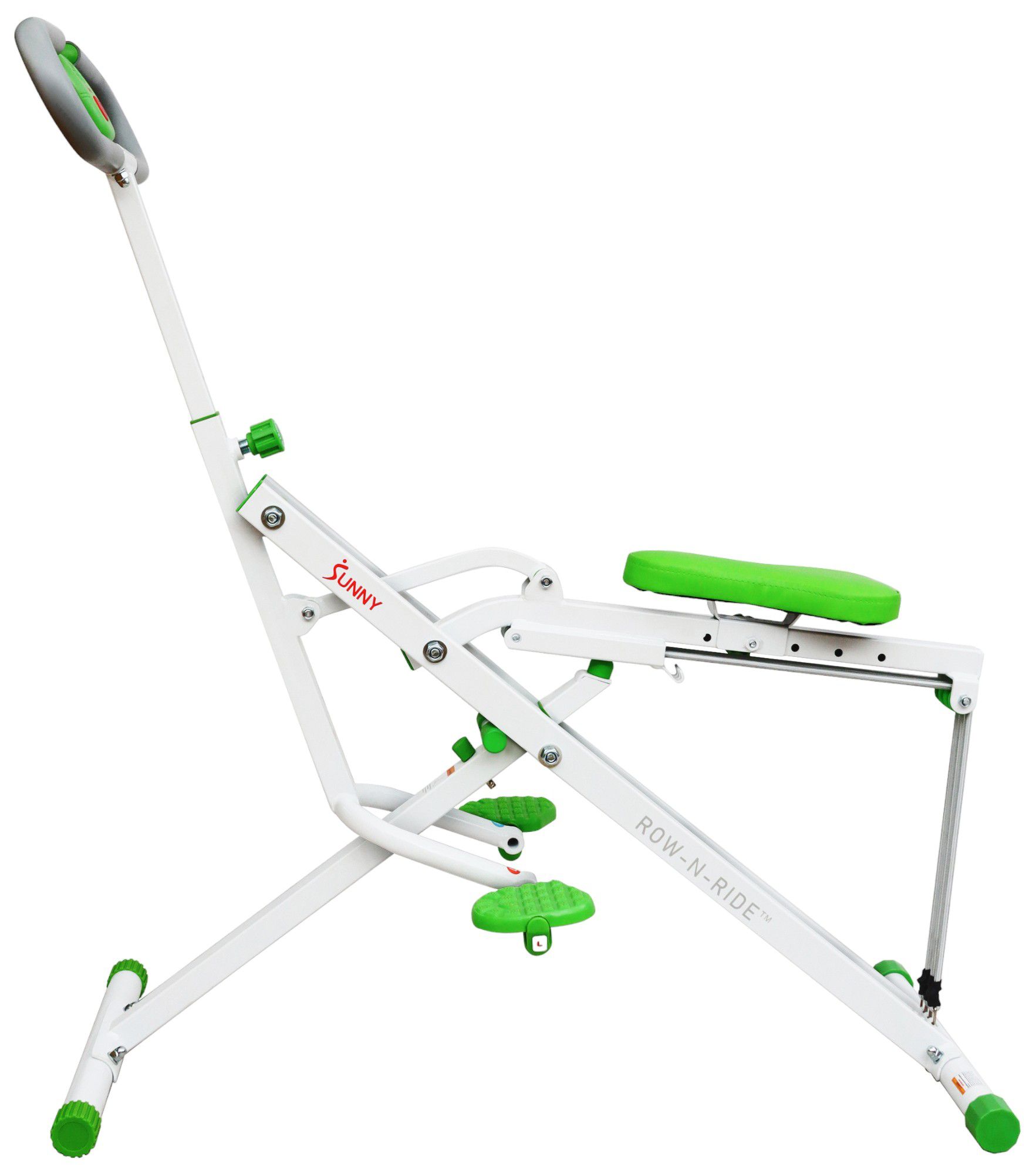 Sunny Health & Fitness Upright Row-n-Ride Rowing Machine product image