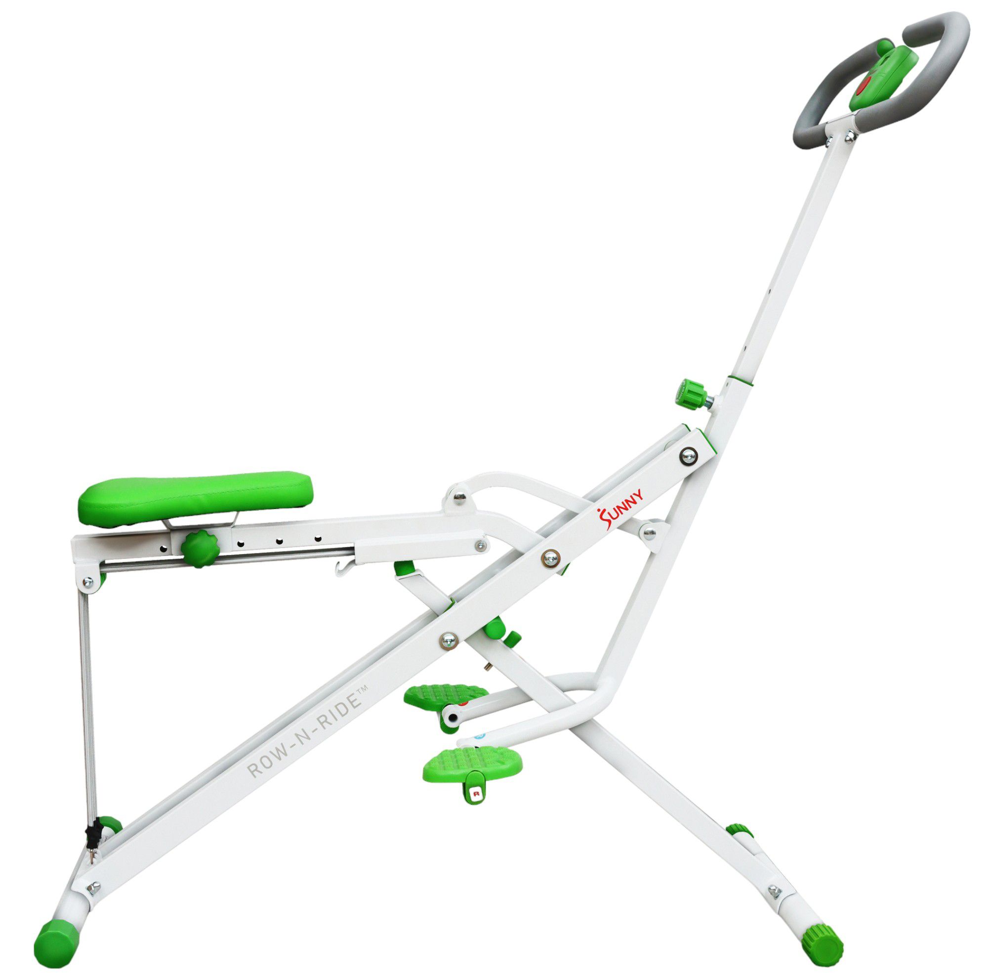 Sunny Health & Fitness Upright Row-n-Ride Rowing Machine product image