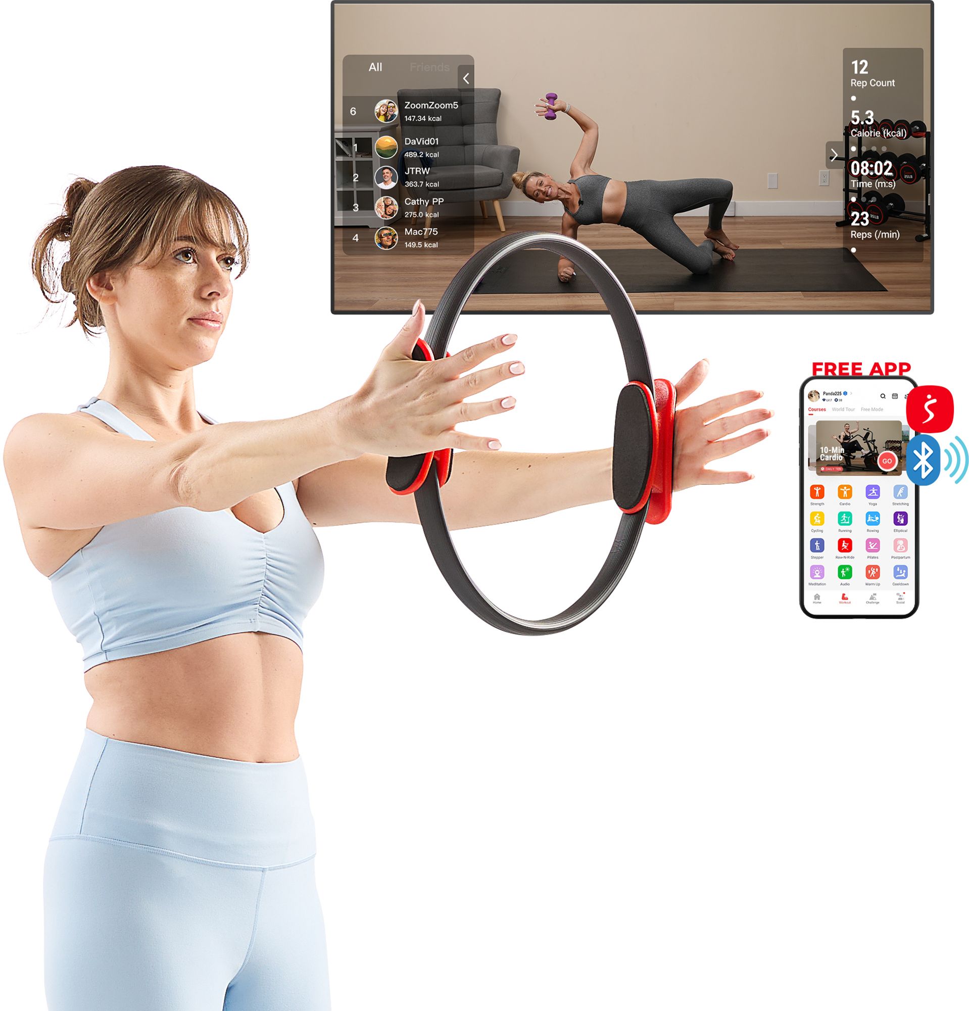 Sunny Health & Fitness Pilates Ring product image