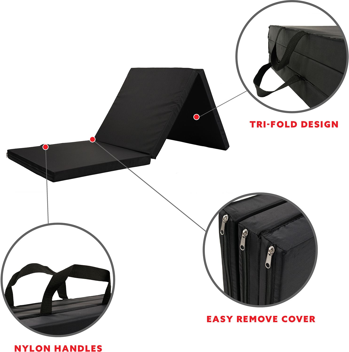 Sunny Health & Fitness Tri-Fold Exercise Mat product image