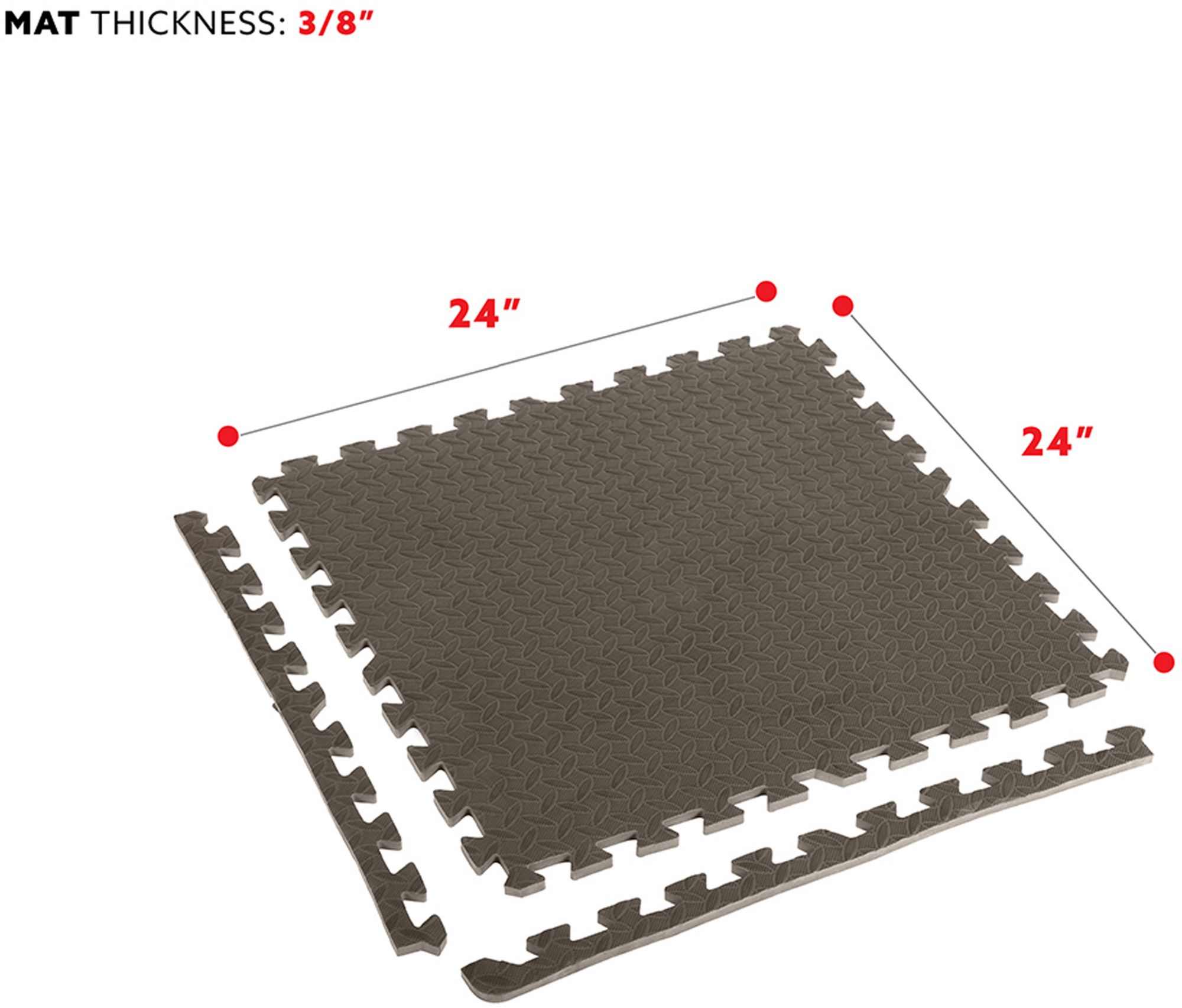 Sunny Health & Fitness Puzzle Floor Mat product image