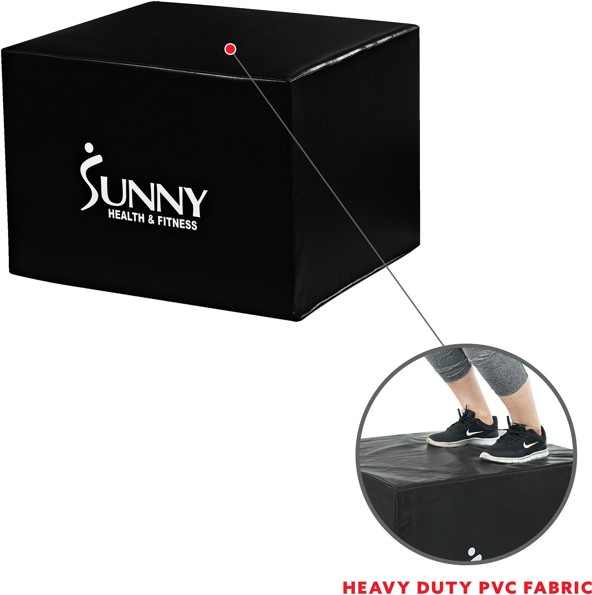Sunny Health & Fitness 3 in 1 Foam Plyo Box product image