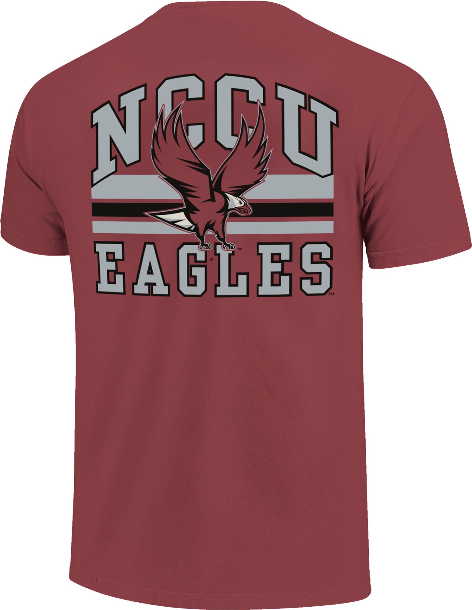 Image One Men's North Carolina Central Eagles Red Mascot Arch T-Shirt product image