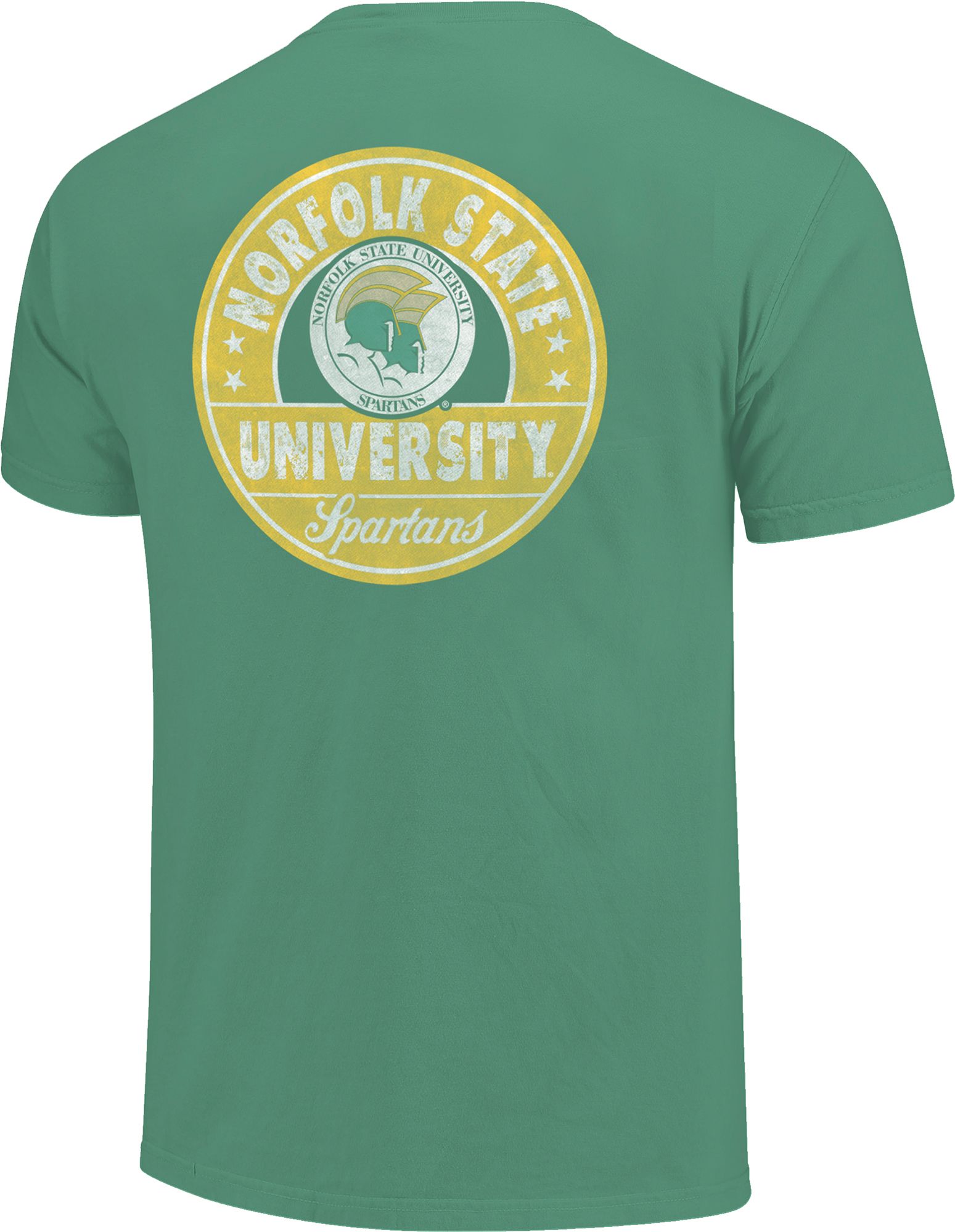 Image One Men's Norfolk State Spartans Green Shield Stars T-Shirt product image