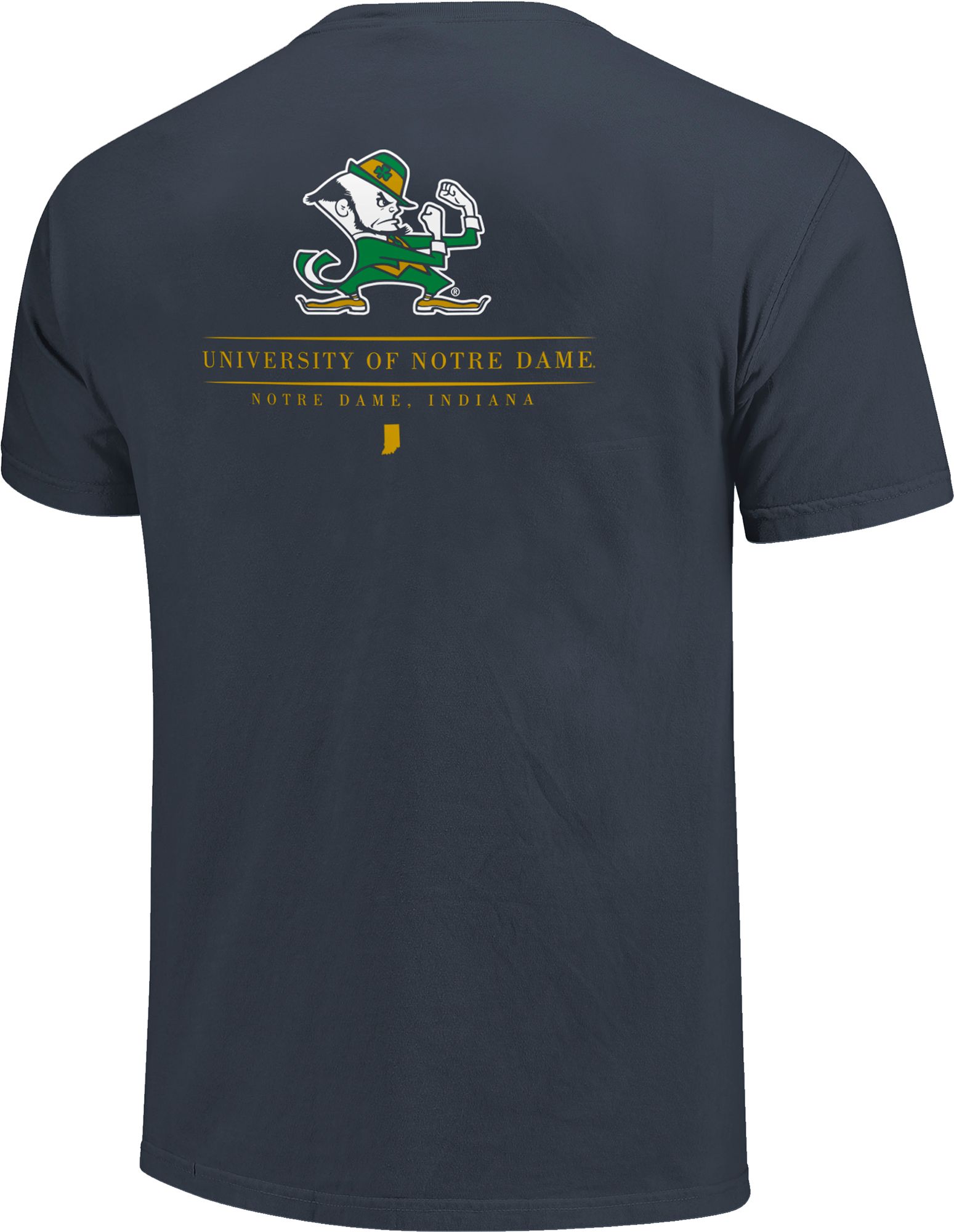 Image One Adult Notre Dame Fighting Irish Navy Jumbo Mascot T-Shirt product image