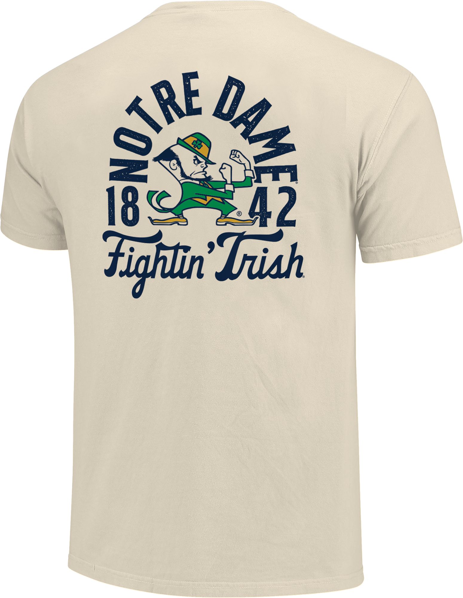 Image One Men's Notre Dame Fighting Irish Ivory Mascot Local T-Shirt product image