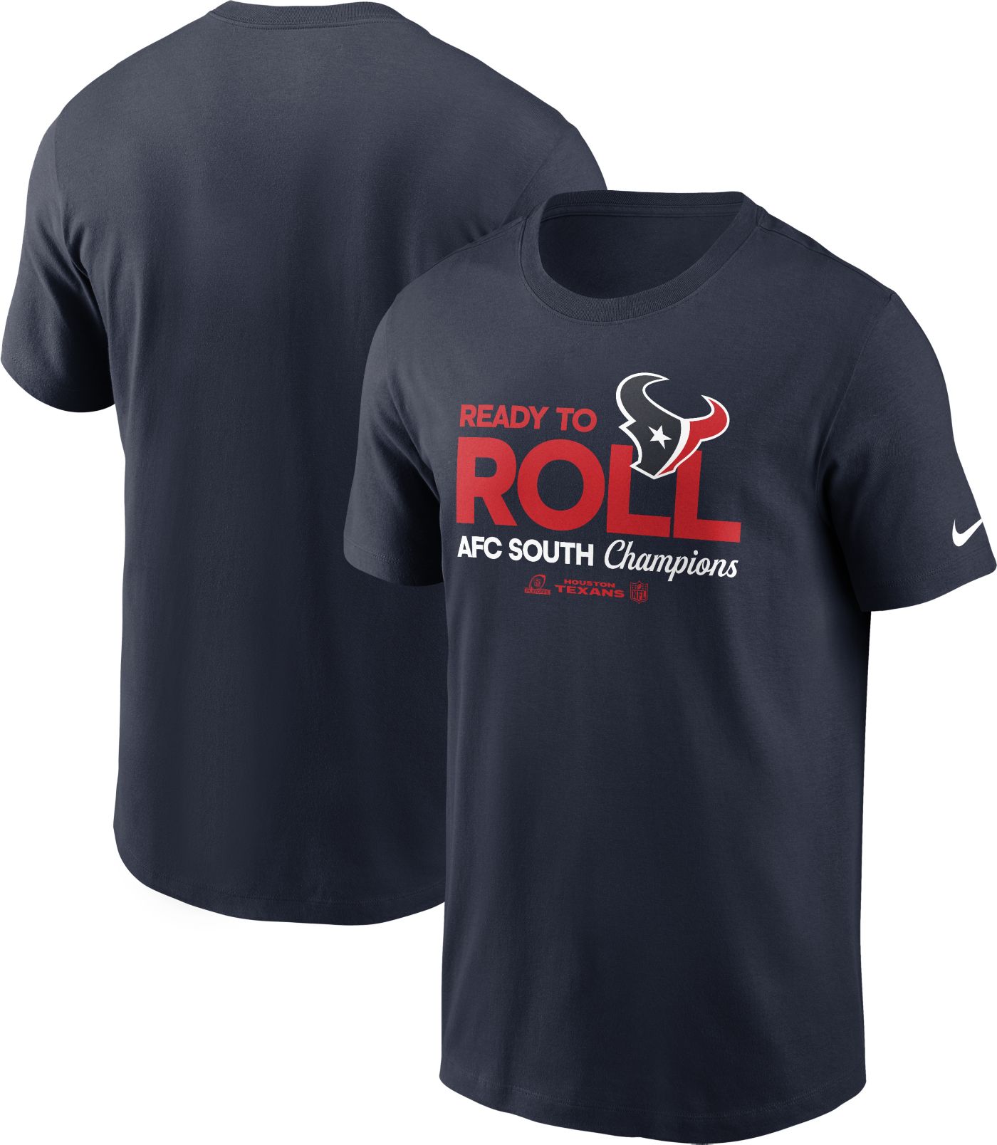 Houston texans afc south shirt on sale