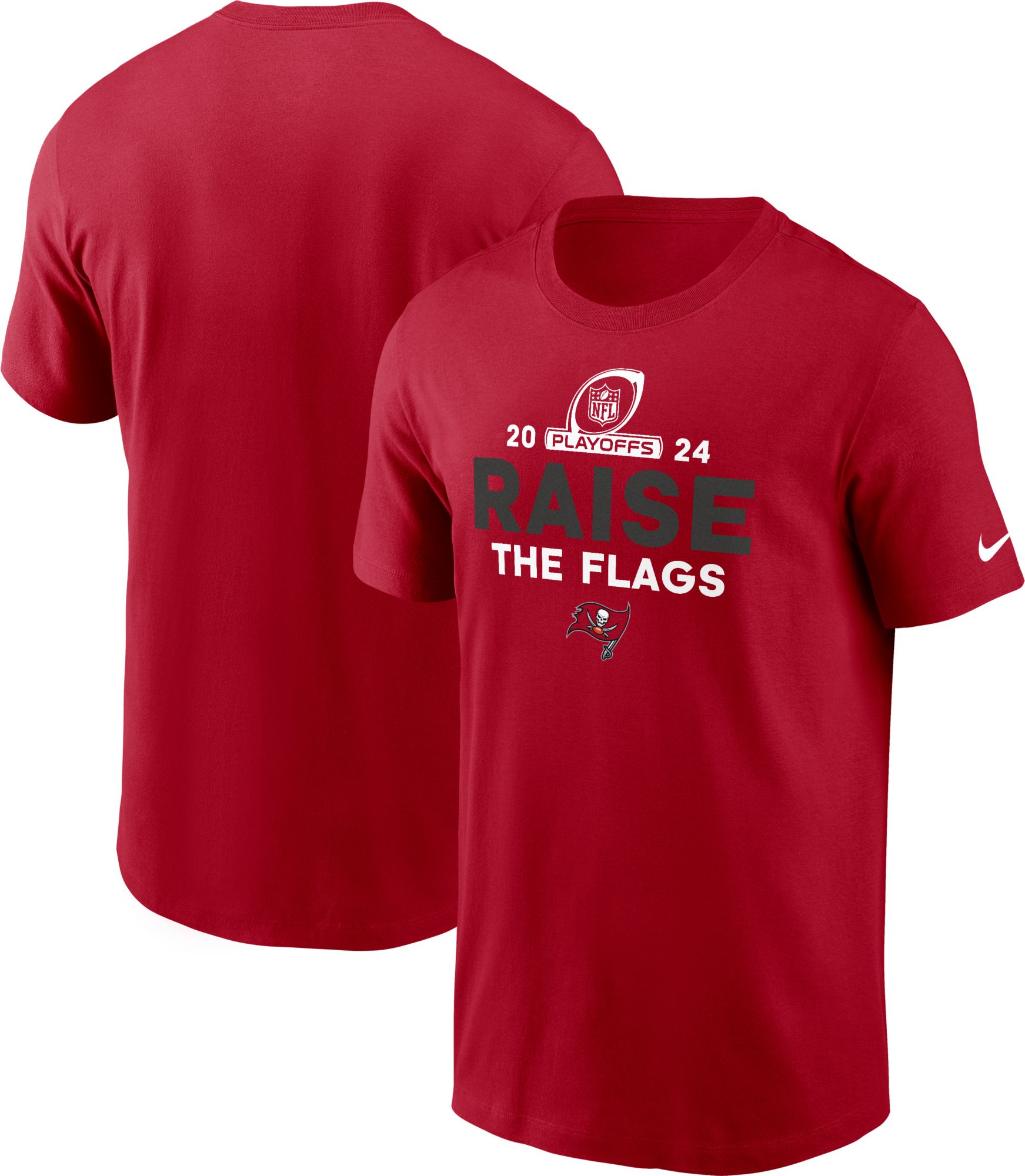 Nike Men's Tampa Bay Buccaneers 2024-2025 Playoffs Red T-Shirt product image