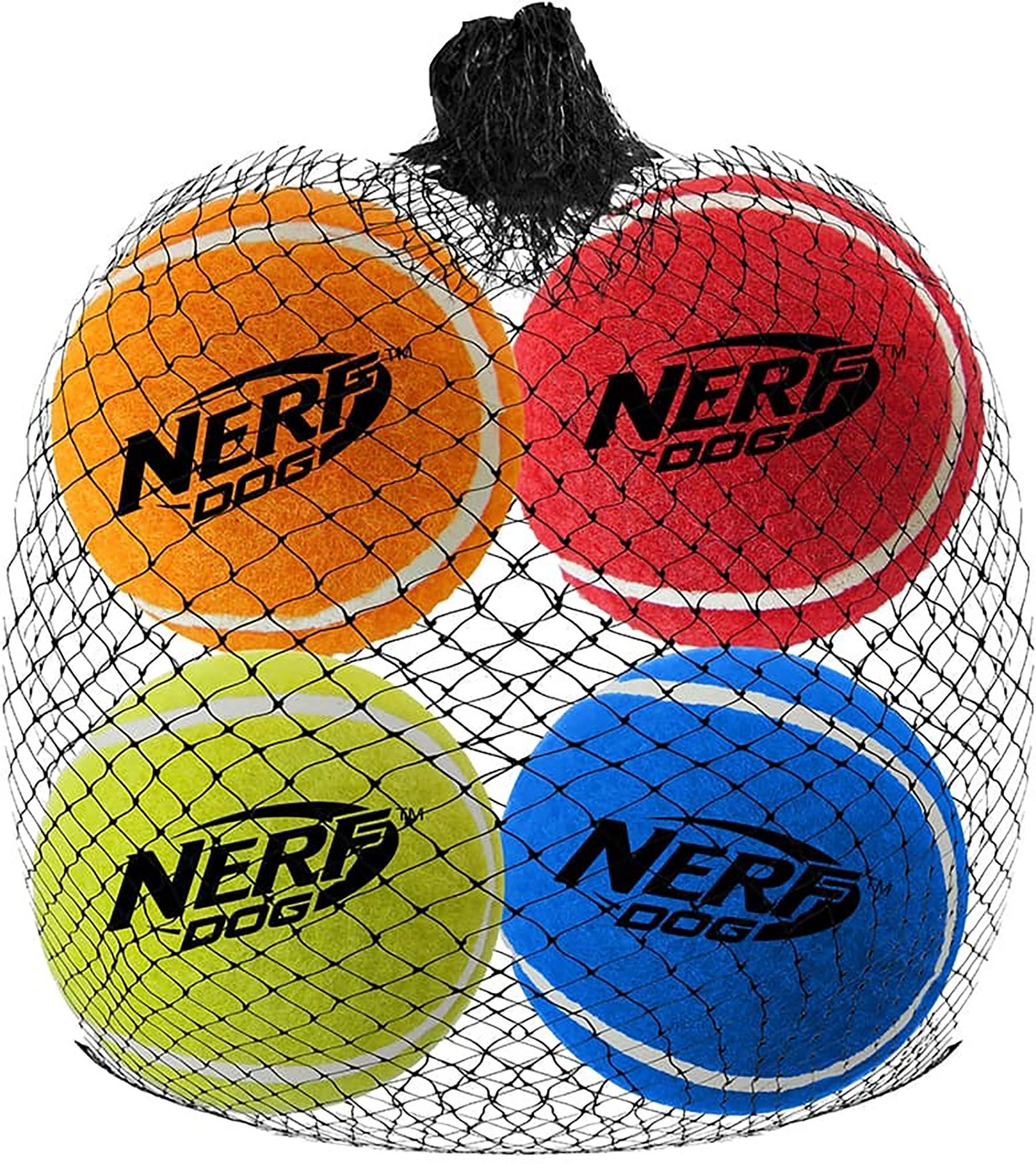 Nerf Dog Squeak 2.5" Tennis Ball Dog Toy - 4 Pack product image