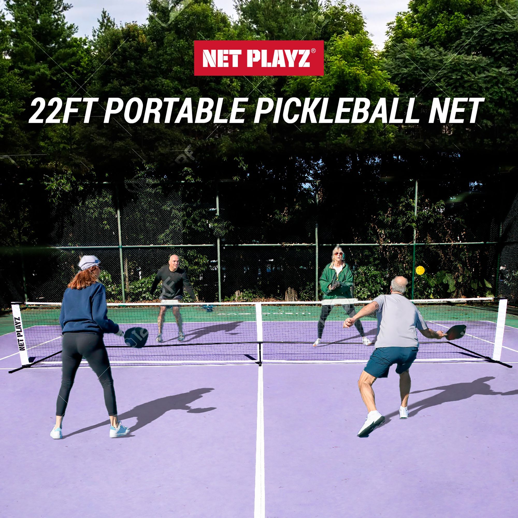 Net Playz 22' Portable Pickleball Net product image