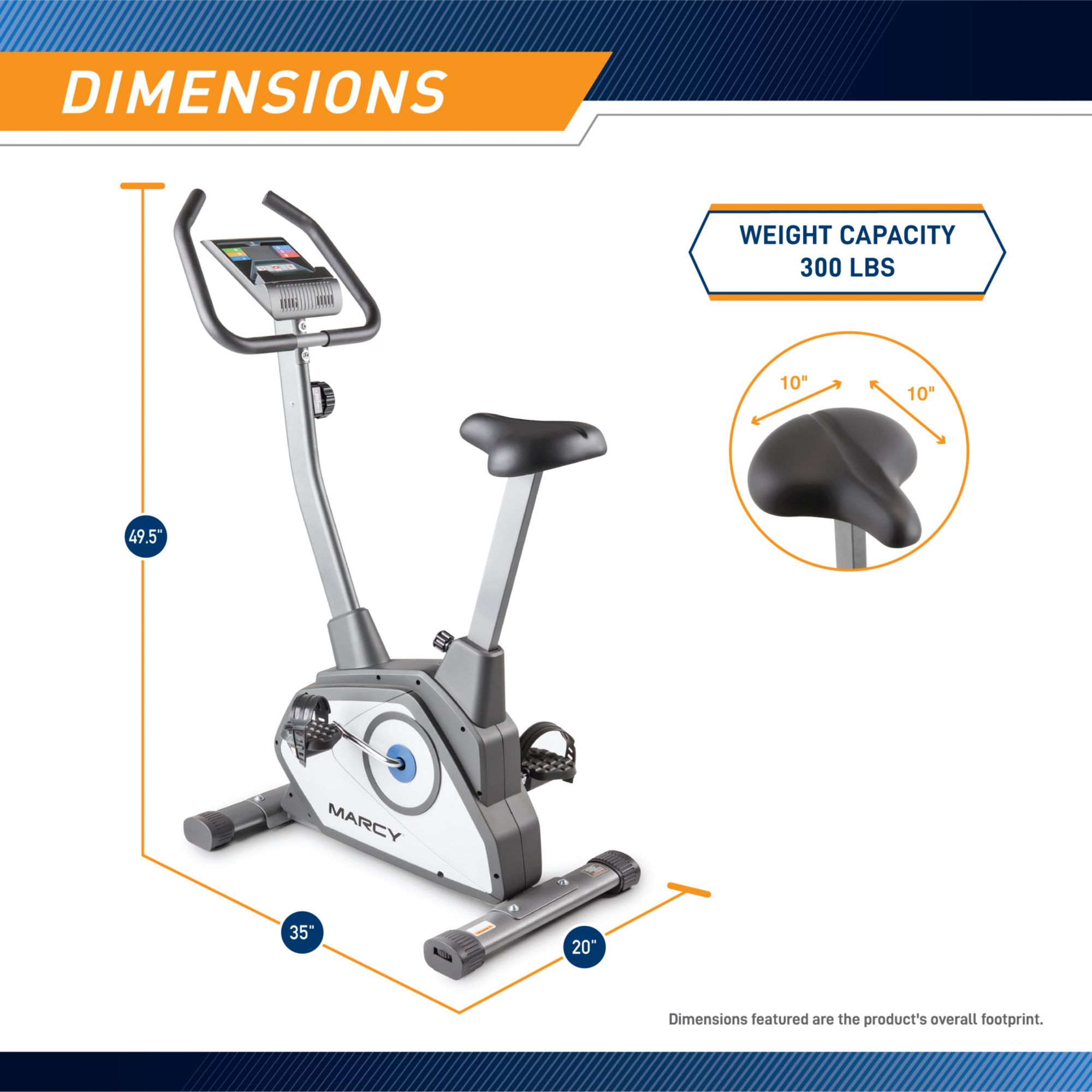 Marcy Upright Magnetic Exercise Bike product image
