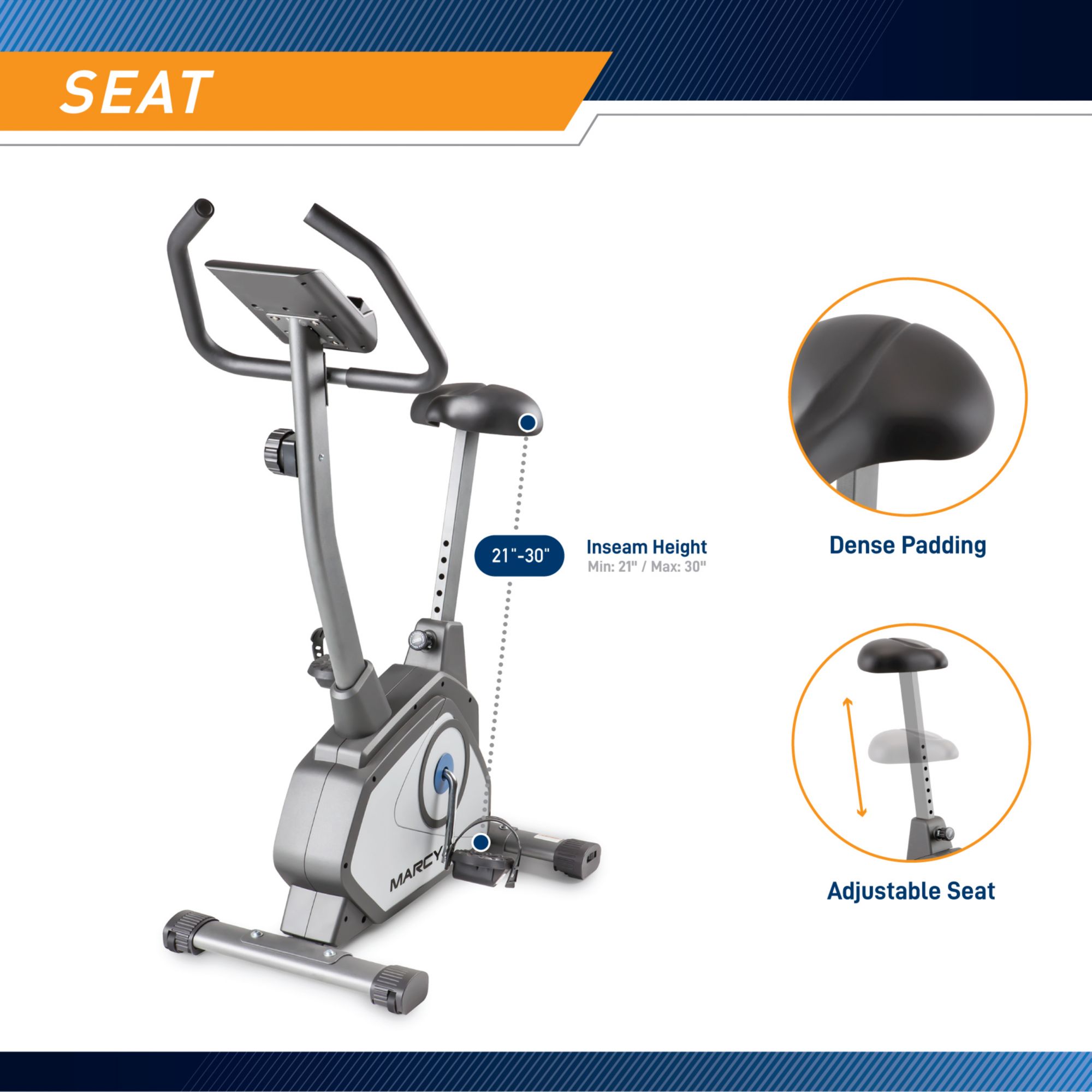 Marcy Upright Magnetic Exercise Bike product image