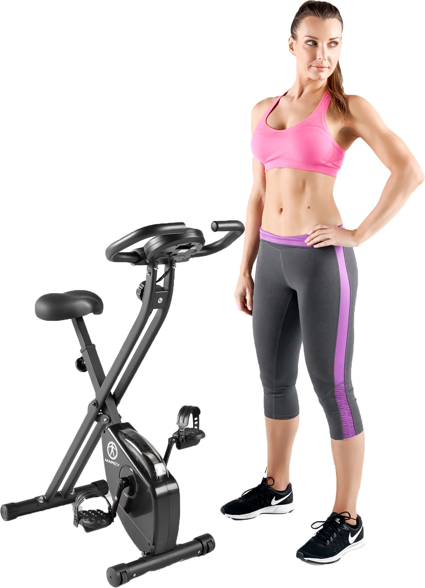 Marcy NS-654 Foldable Upright Exercise Bike Dick's Sporting Goods
