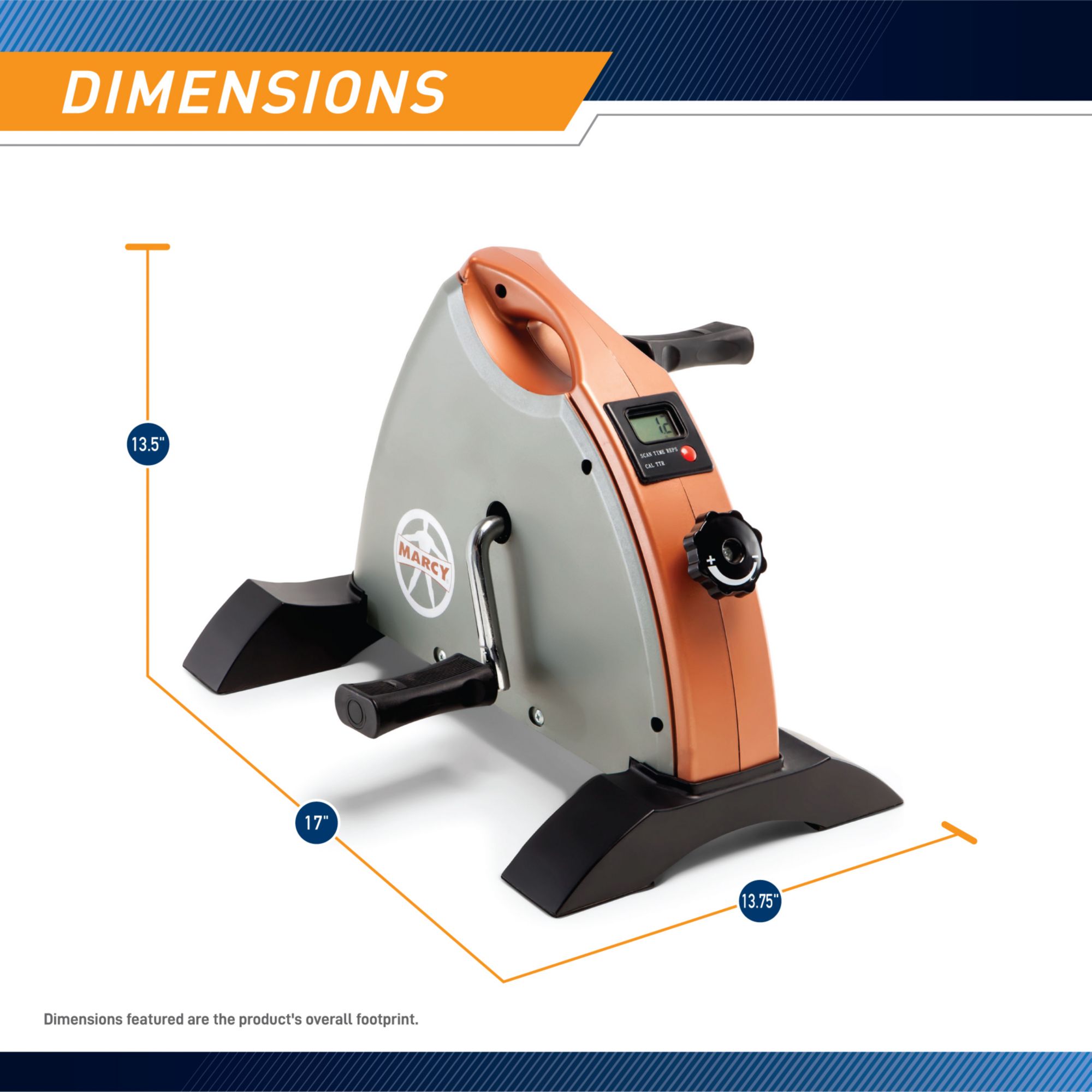 Marcy Deluxe Mini Cardio Cycle product image