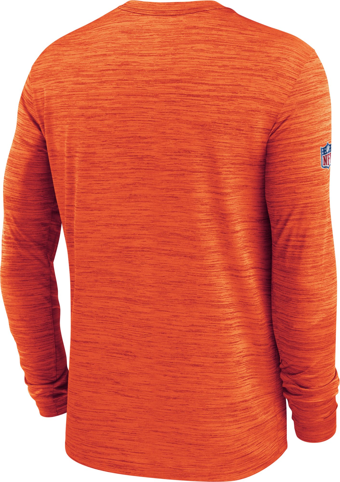 Nike Men's Cleveland Browns Sideline Legend Velocity Orange Long Sleeve T-Shirt product image