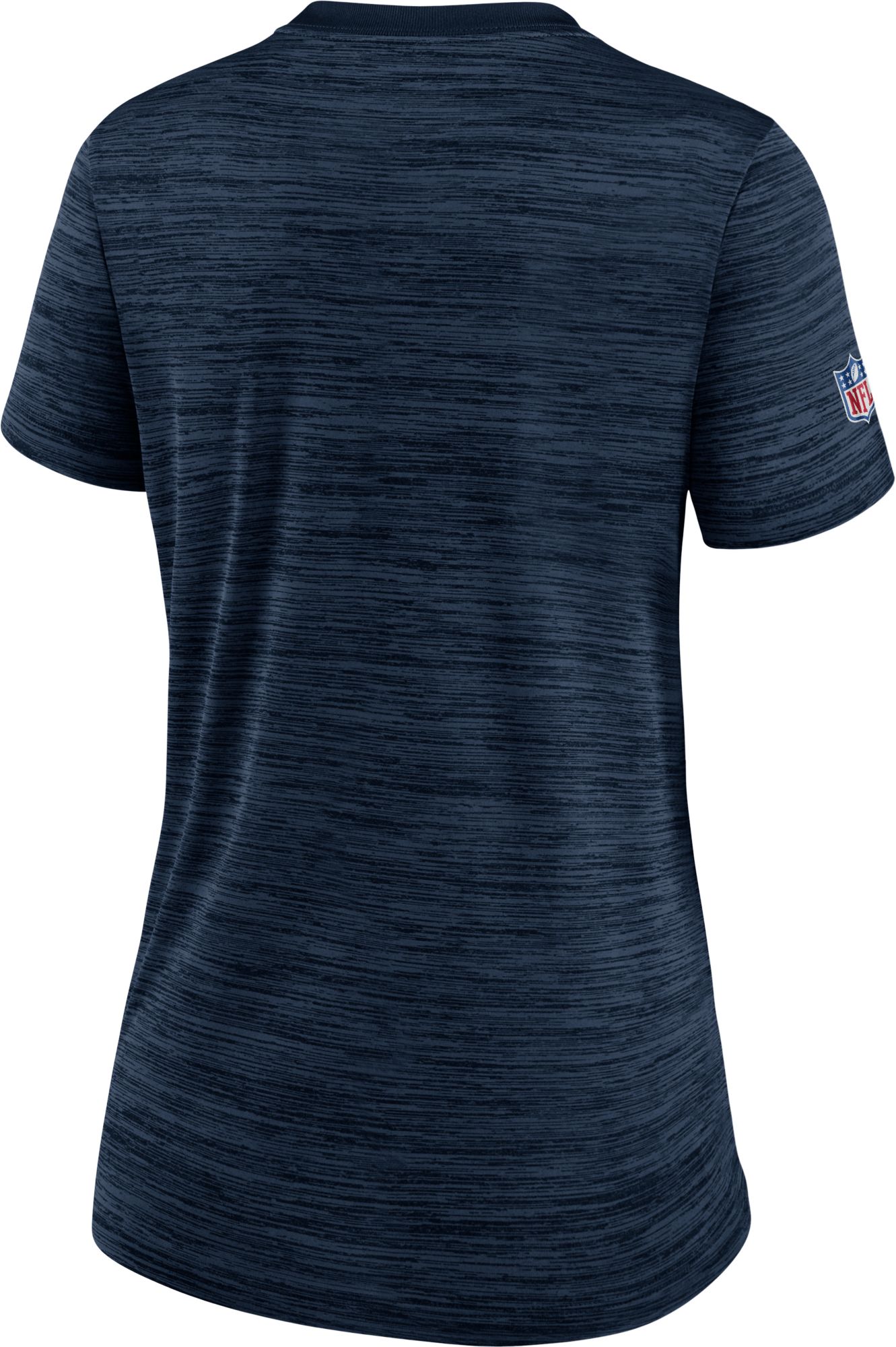 Nike Women's New England Patriots Sideline Velocity College Navy T-Shirt product image