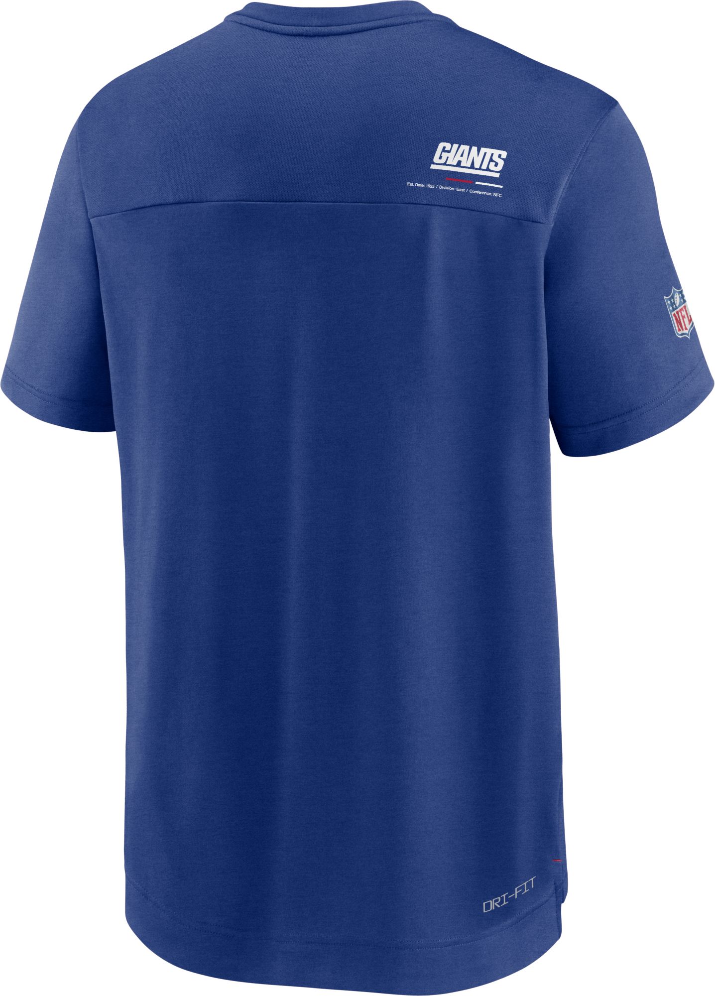 Nike Men's New York Giants Sideline Coaches Royal T-Shirt product image