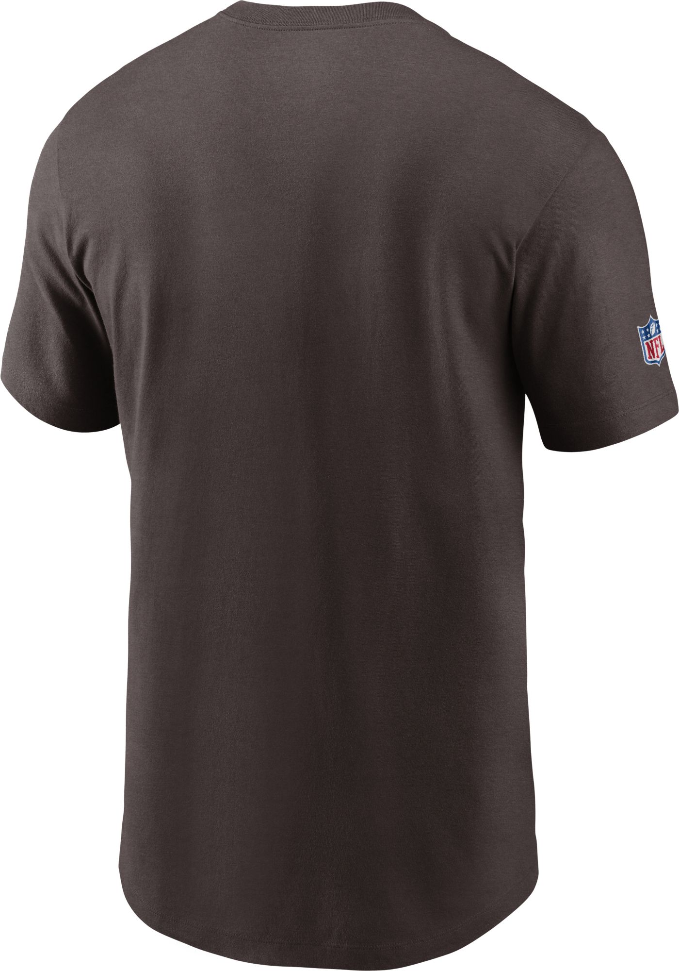 Nike Men's Cleveland Browns Sideline Team Issue Brown T-Shirt product image