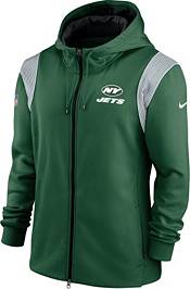 Nike Men's New York Jets Sideline Therma-FIT Full-Zip Green Hoodie product image