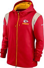 Nike Men's Kansas City Chiefs Sideline Therma-FIT Full-Zip Red Hoodie product image