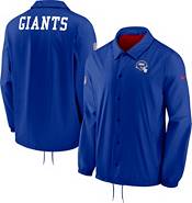 Nike Men's New York Giants Sideline Throwback Royal Buttoned Jacket product image